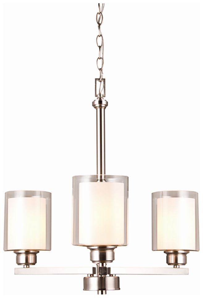 Design House 567206 Satin Nickel Oslo 3 Light 25