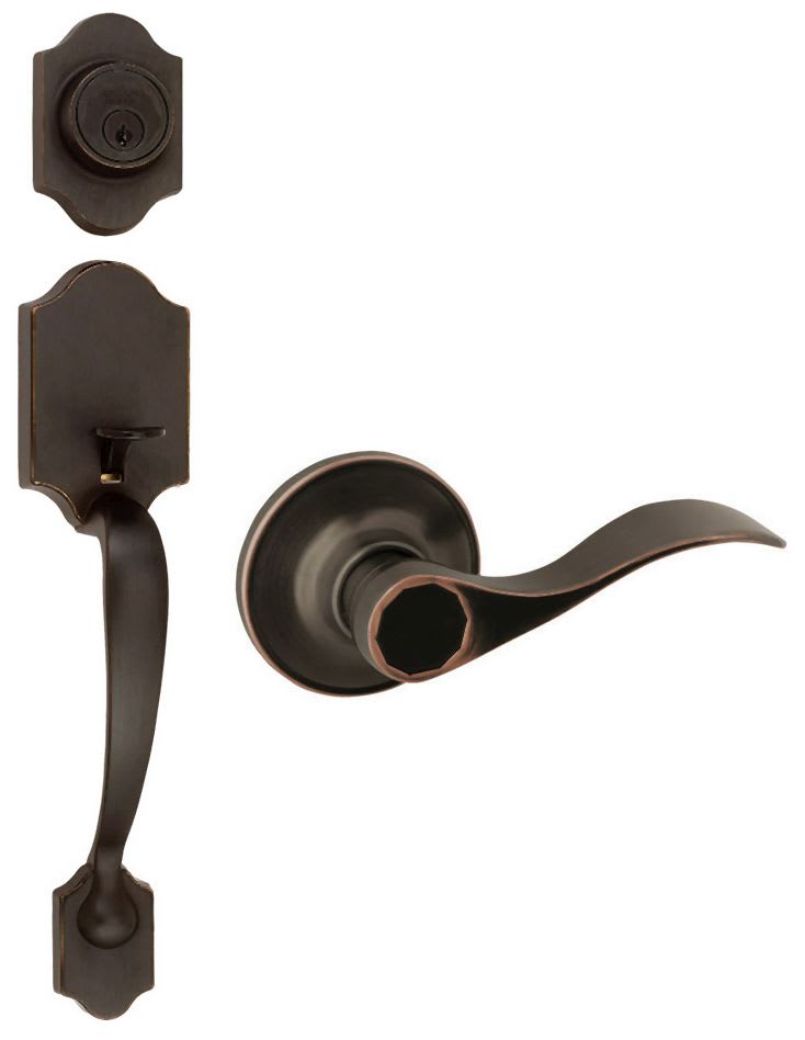 Design House 753921 Oil Rubbed Bronze Sussex Series Handleset with 