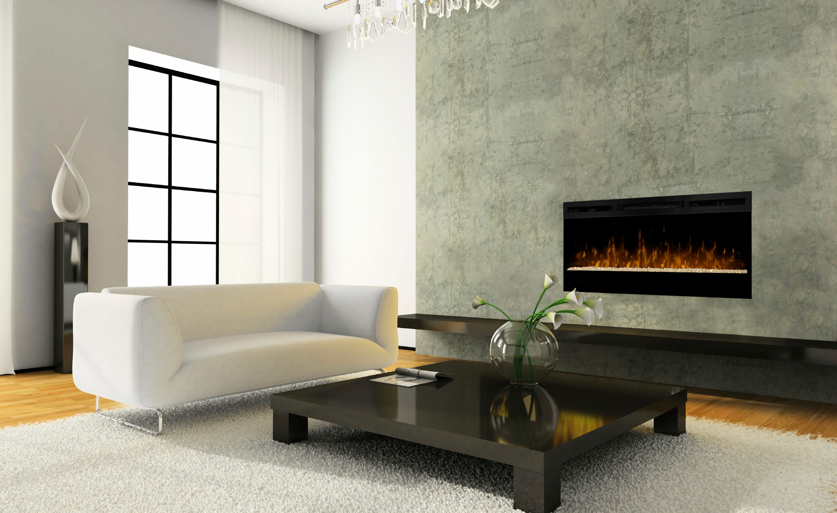 Dimplex Linear Wall Mount Electric Fireplace Blf50