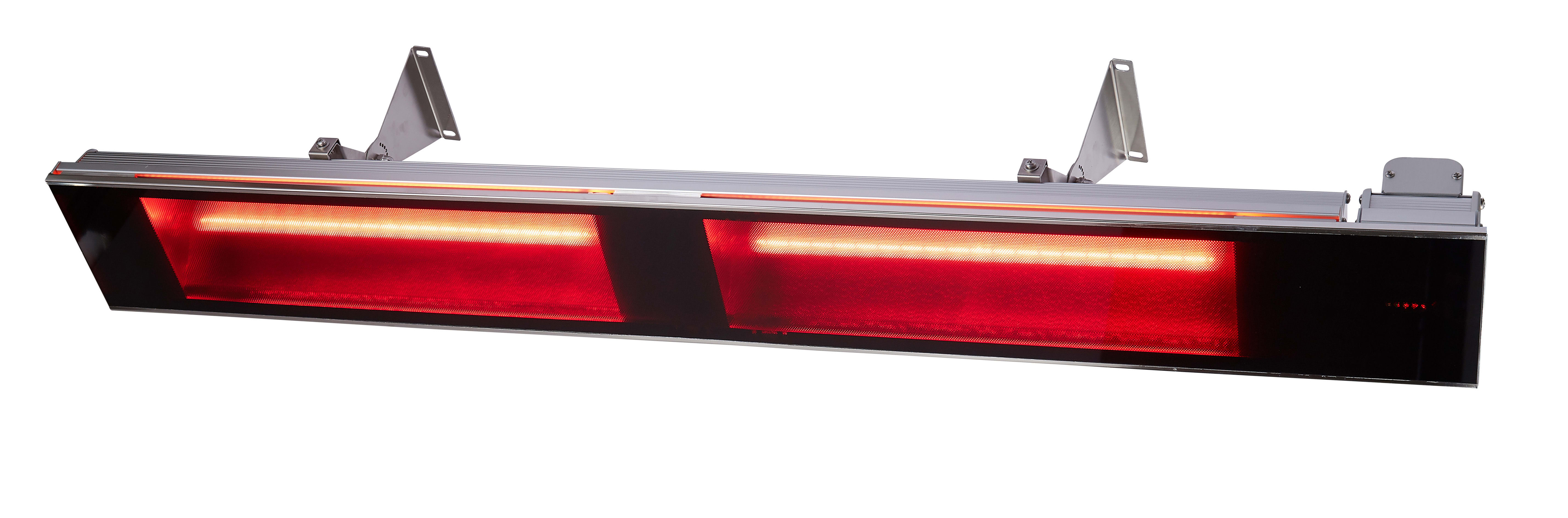 Dimplex X-DIR30A10GR Black 50-5/8 Inch Wide 3000 Watt Wall-Mounted Linear Infrared  Heater with Schott NEXTREMA® Glass - VentingPipe.com