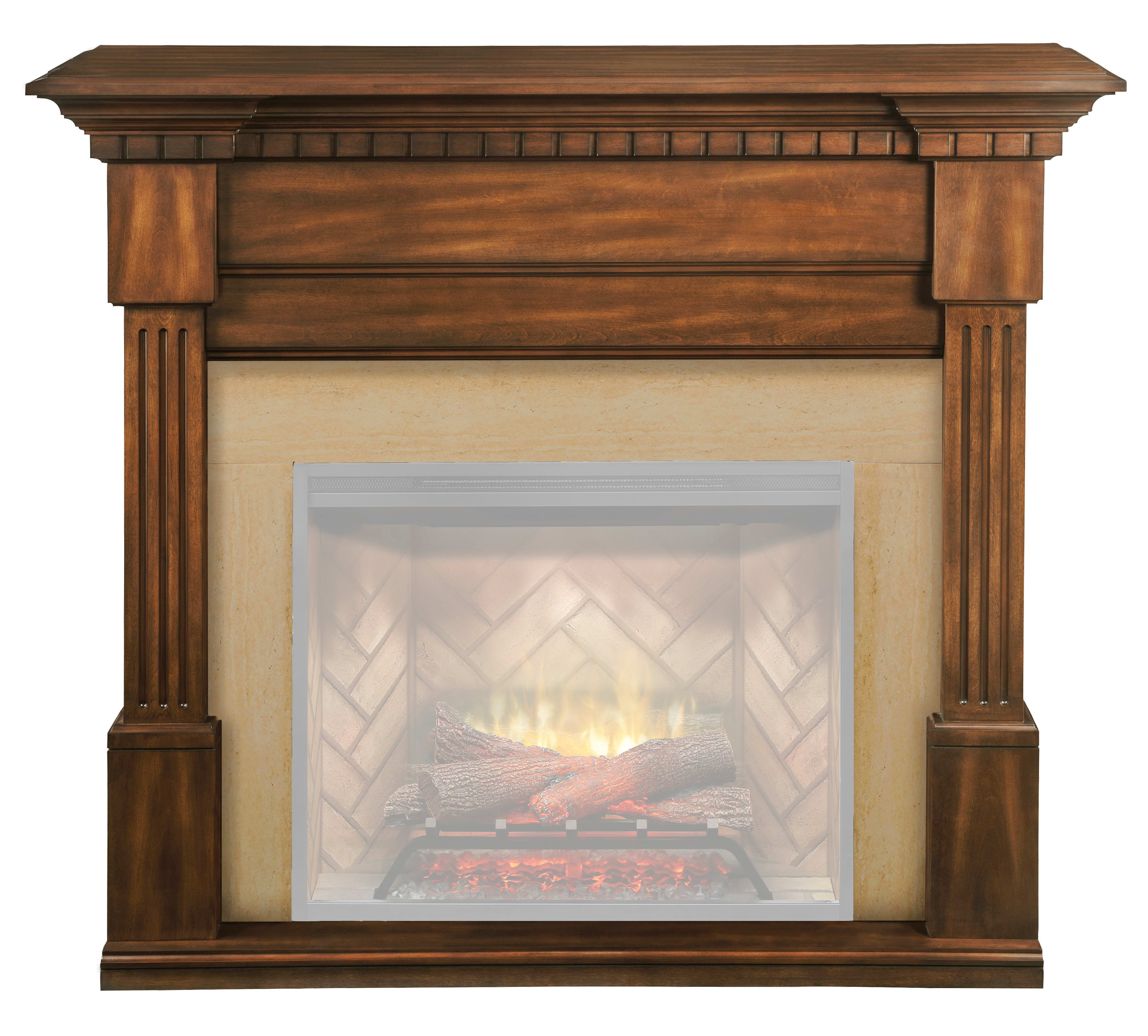 Dimplex BM3033-1801RO Rift Oak Christina BuiltRite Mantel for Dimplex  BFSL33 and RBF30 Fireboxes - VentingPipe.com