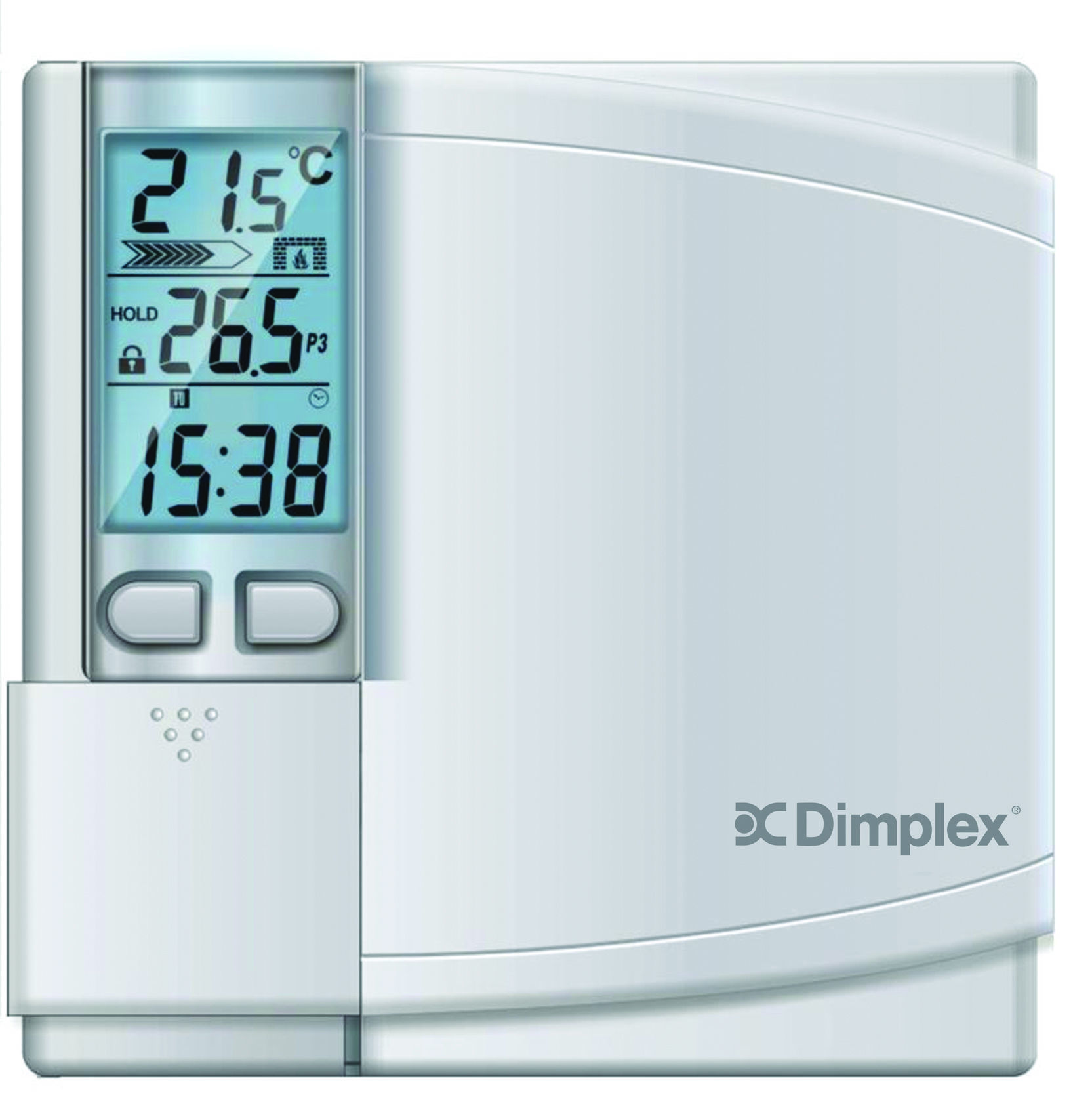 Dimplex White Programmable 7-Day Thermostat with Variable Duty -
