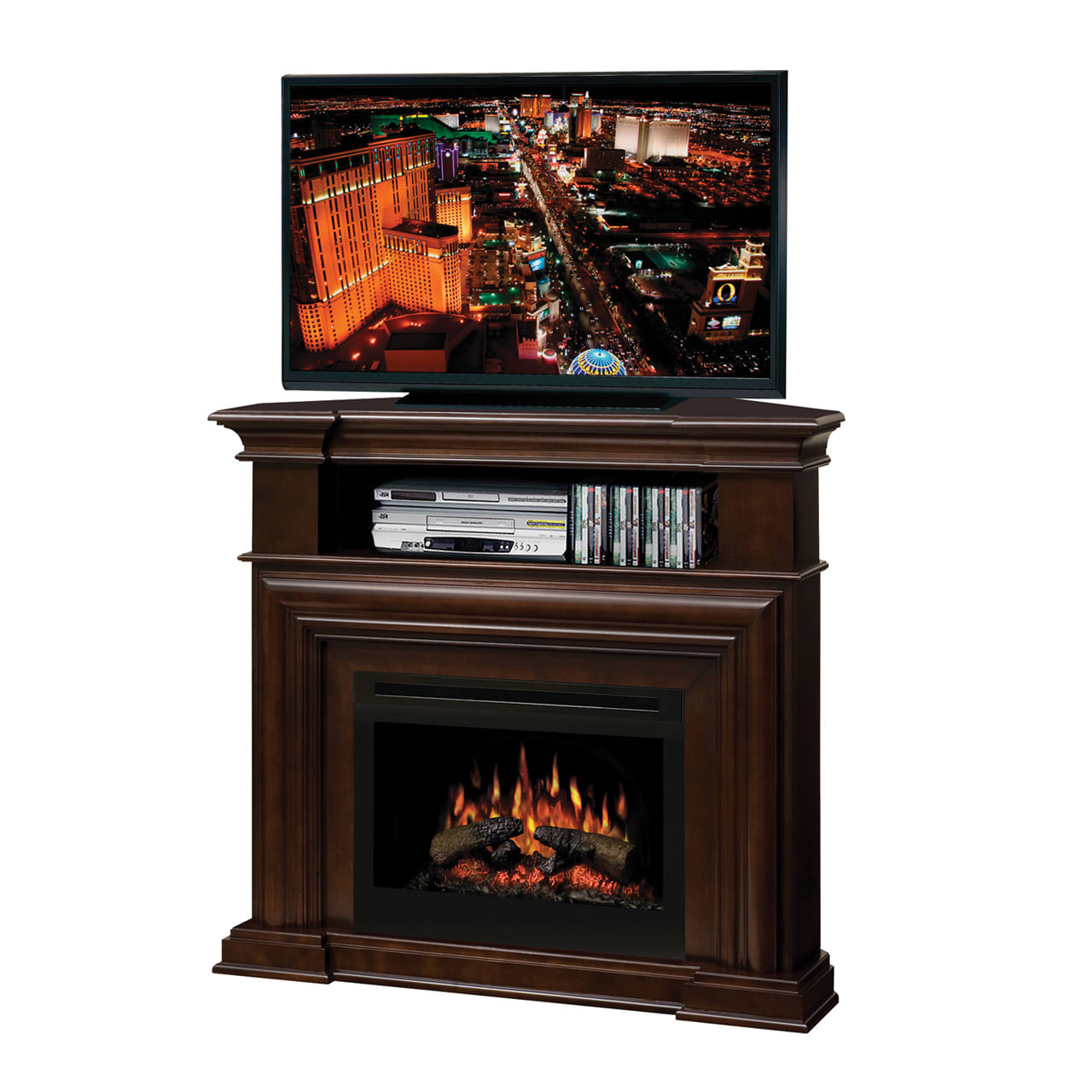 Dimplex Montgomery Multi-Fire XD Fireplace Corner Mantel - GDS25HL-1057E