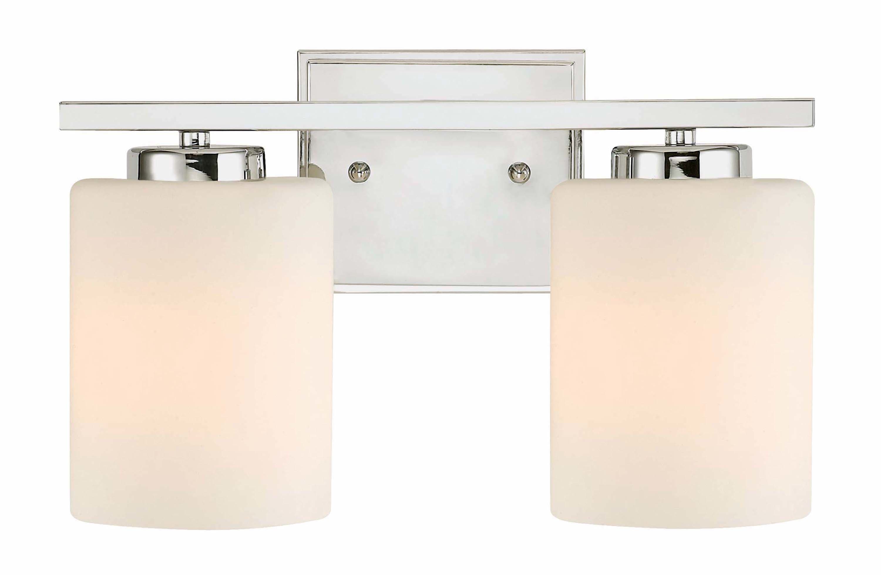 Dolan Designs 3882 26 Chrome 2 Light 7 75 Height Bathroom Vanity Light Lightingdirect Com