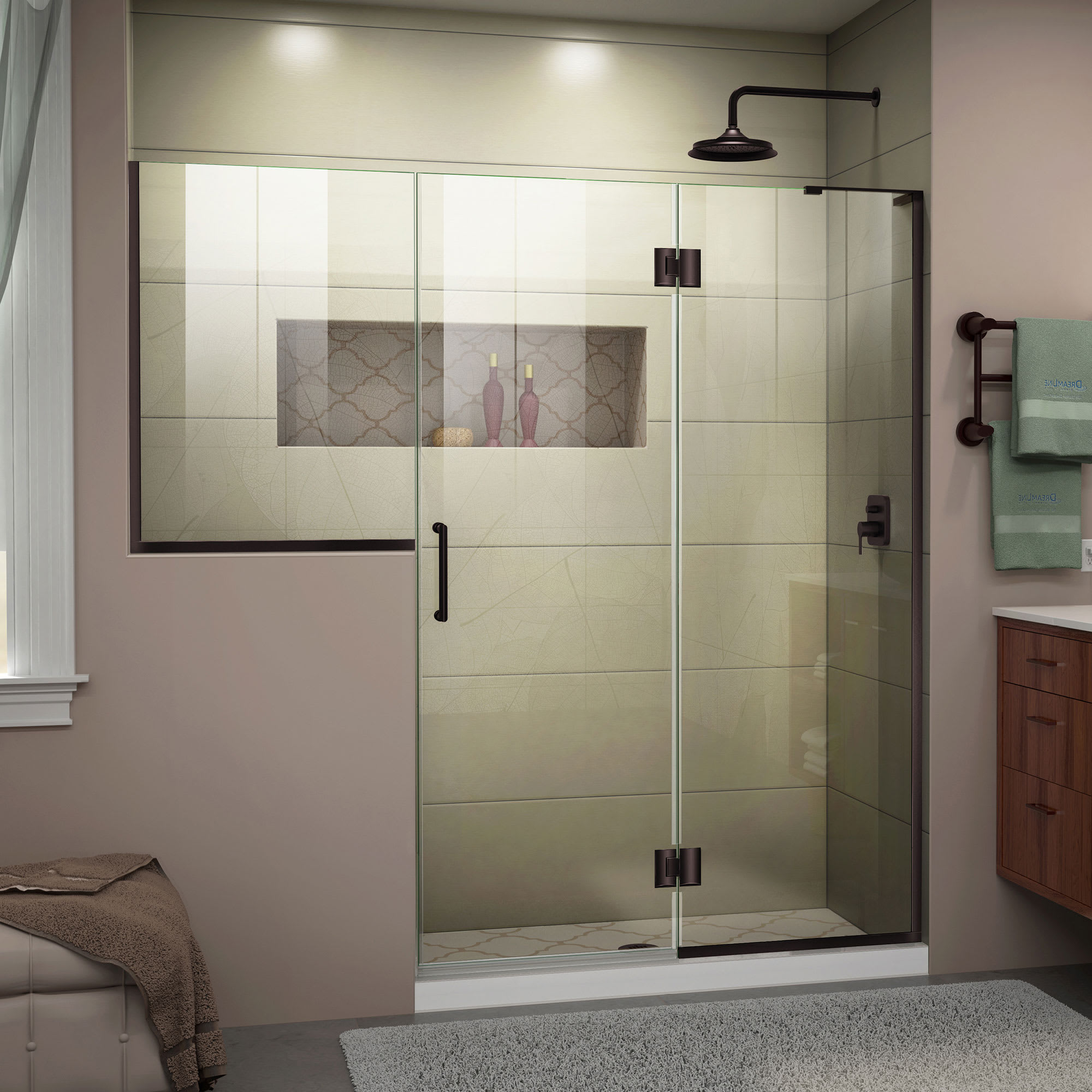 Dreamline D3242436r 06 Oil Rubbed Bronze Unidoor X 72 High 1 2 Dreamline D3242436r 06