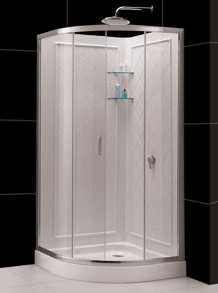 【2024春夏新色】 DreamLine 30 Trim-to-Size Wall Shower White SHBW-1440742-01 本体
