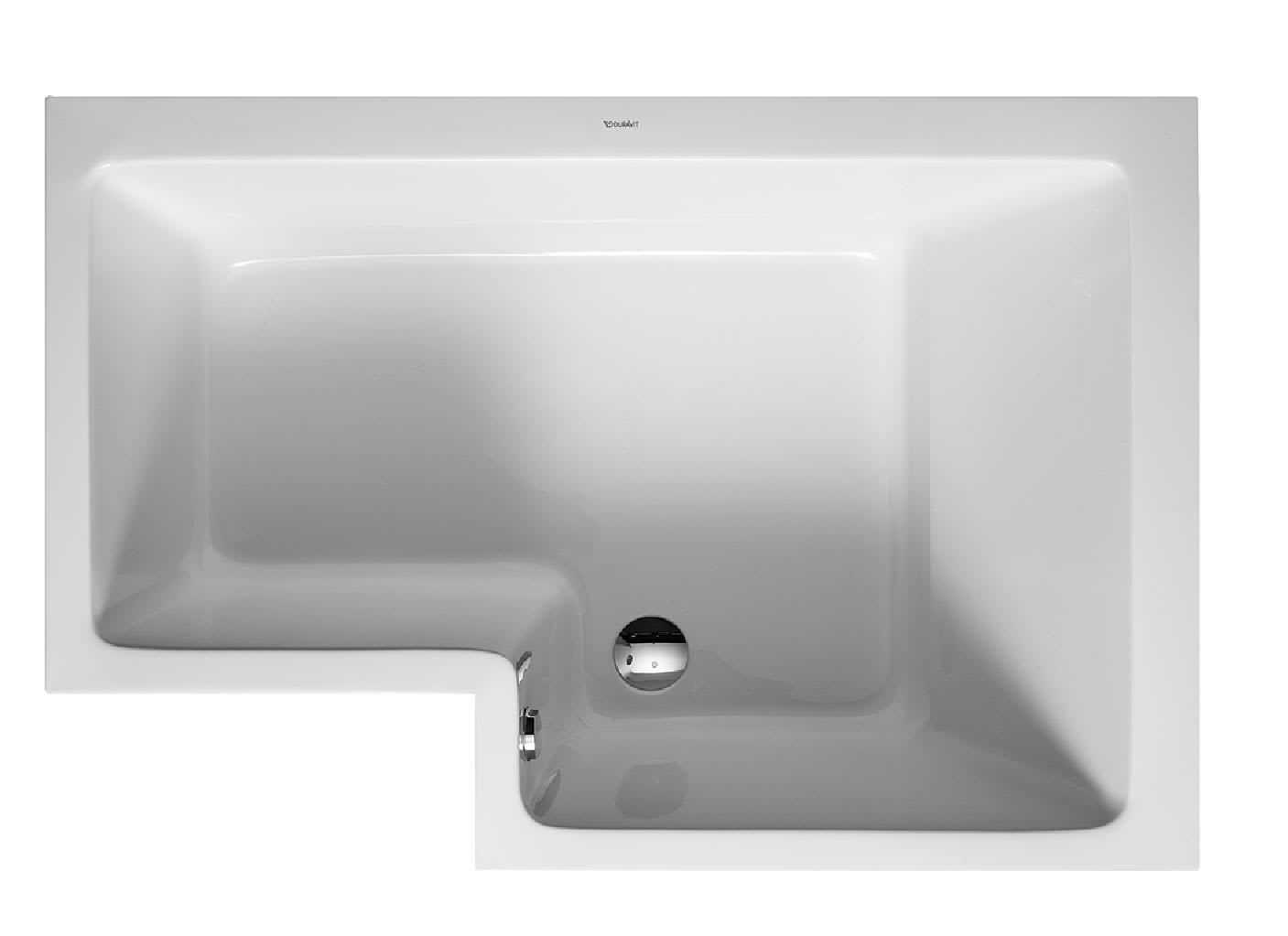 Duravit White Sanitary Acrylic Corner Right Bath Tub 64 3 8 X 43 1 4 From Seadream Series Faucetdirect Com