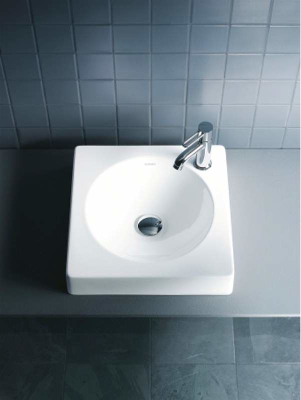Duravit 0320500008 White Architec 19 5 8 Ceramic Vessel Bathroom Duravit 0320500008 White Architec 19 5 8 Ceramic Vessel Bathroom Sink With Single Right Side Faucet Hole Com