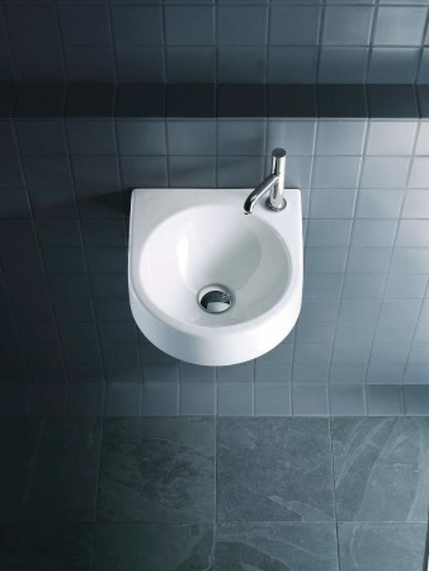 Duravit 07663500091 White Wondergliss Architec 14 3 16 Ceramic Duravit 07663500091 White Wondergliss Architec 14 3 16 Ceramic Wall Mounted Bathroom Sink With Single Left Side Faucet Hole Com