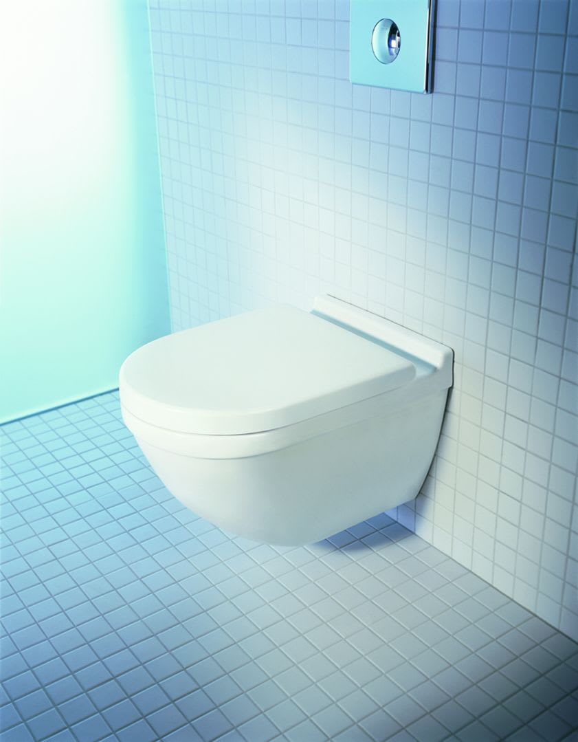Duravit 2226090092 White Starck 3 0.8/1.6 GPF Dual Flush Wall 