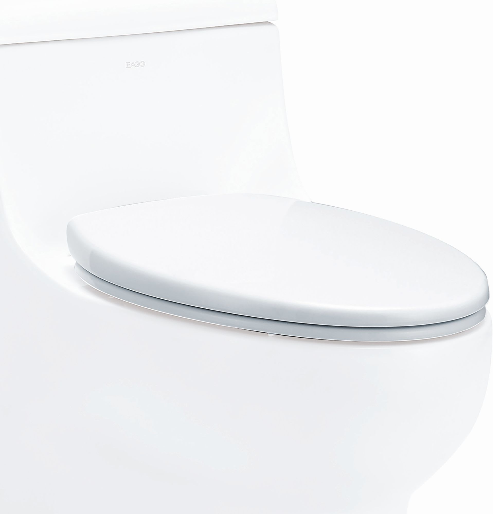 elongated soft toilet seat white