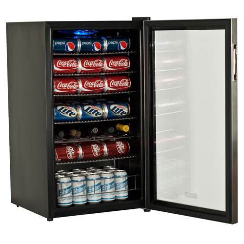 Edgestar bwc120sslt 103 can and 5 sales bottle freestanding ultra low temp beverage cooler