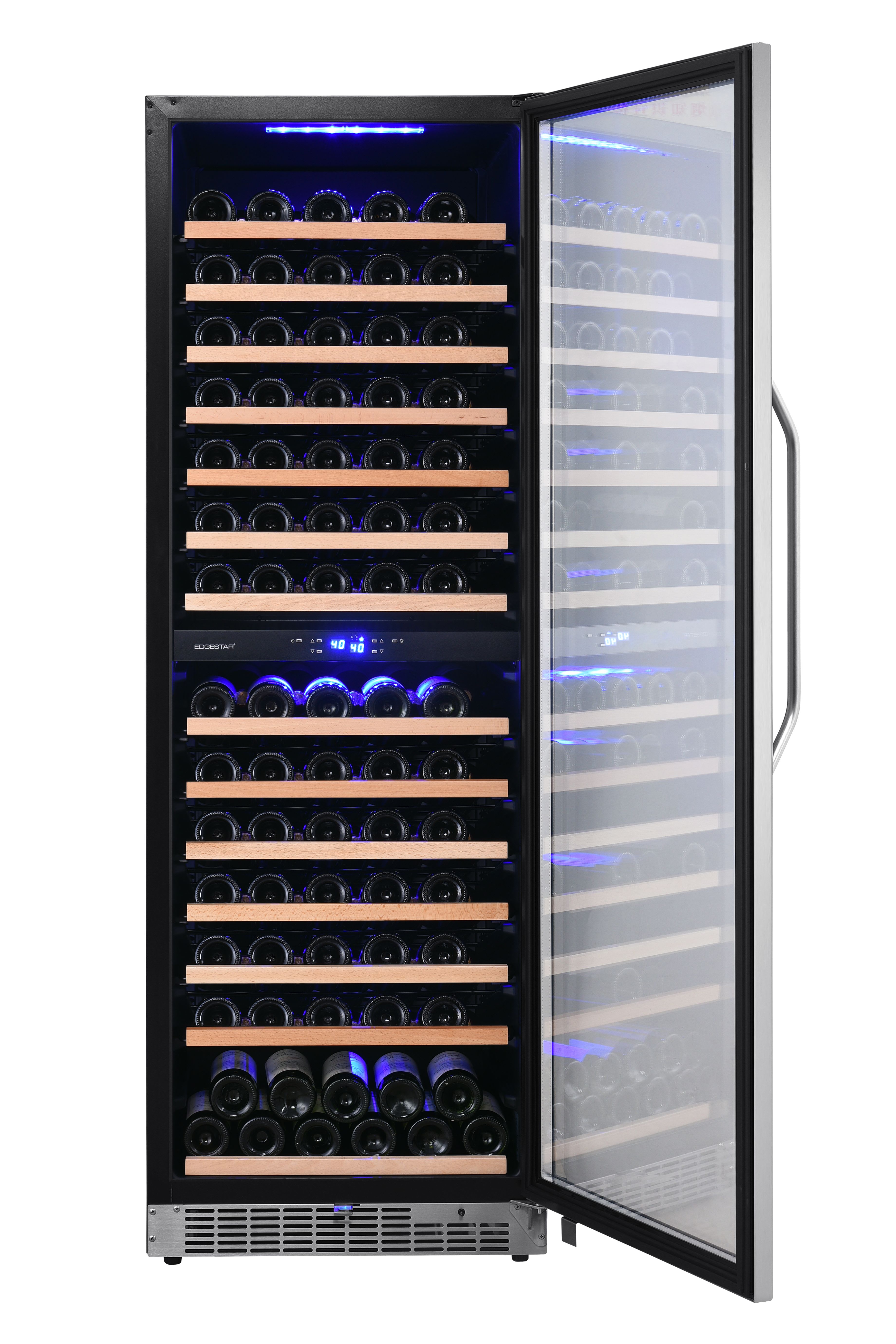edgestar 21 bottle dual zone wine cooler