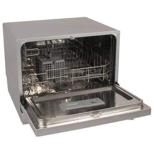edgestar dwp61es 6 place setting countertop portable dishwasher