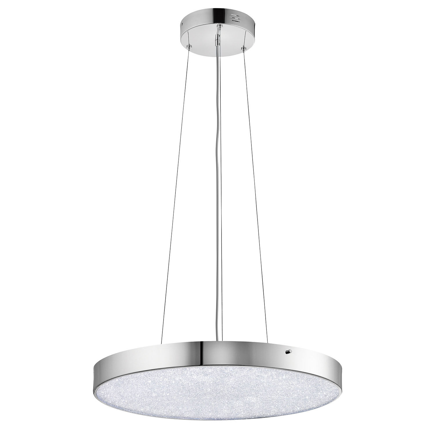 Elan 83591 Chrome Crystal Moon LED Pendant - LightingDirect.com