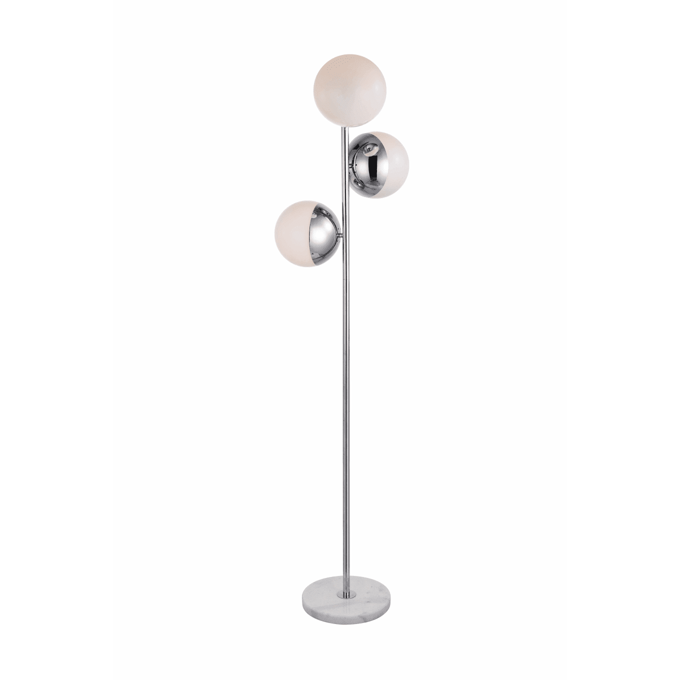 tall chrome floor lamp