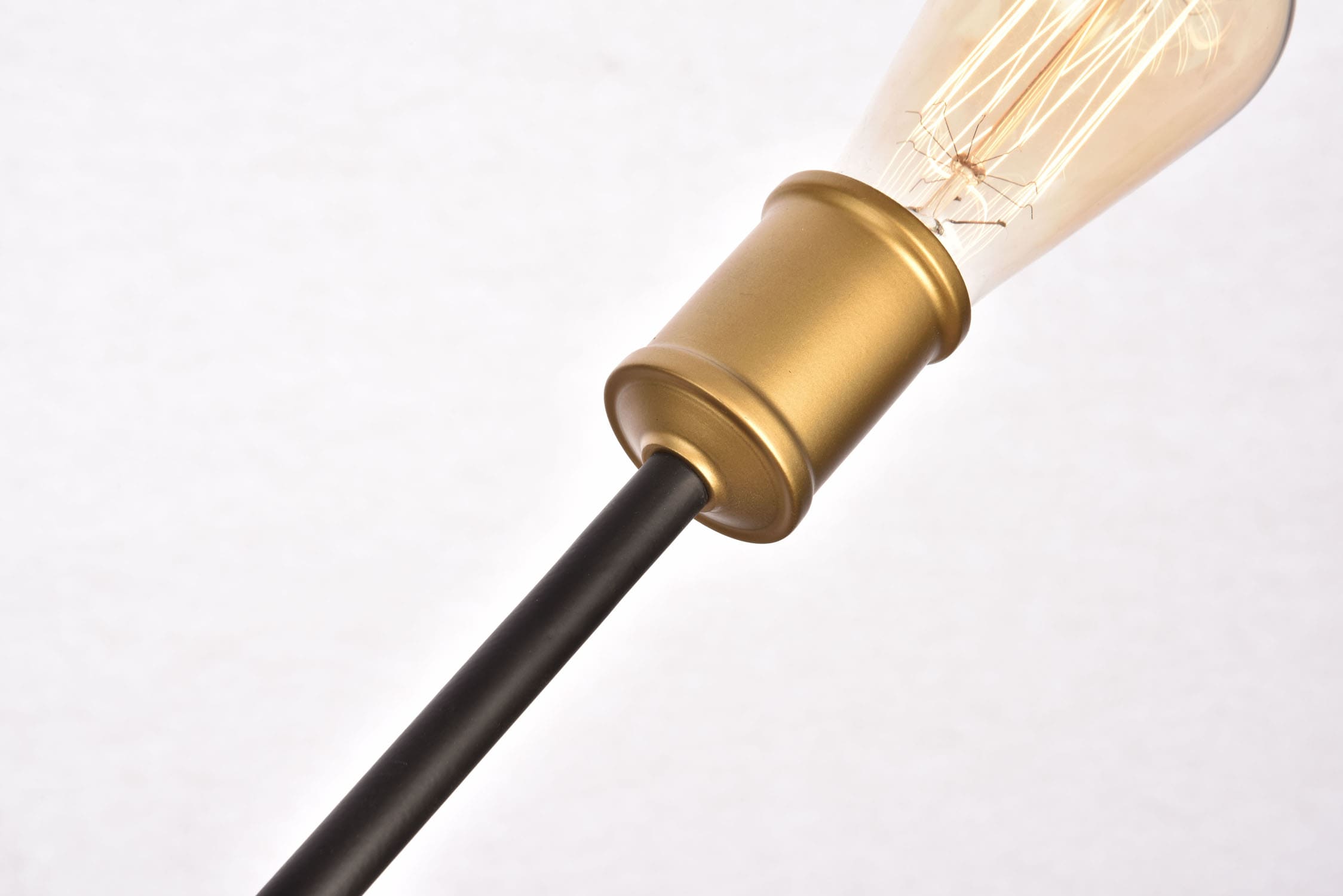 Elegant Lighting LD8003D28BK Black / Brass Axel 10 Light 27