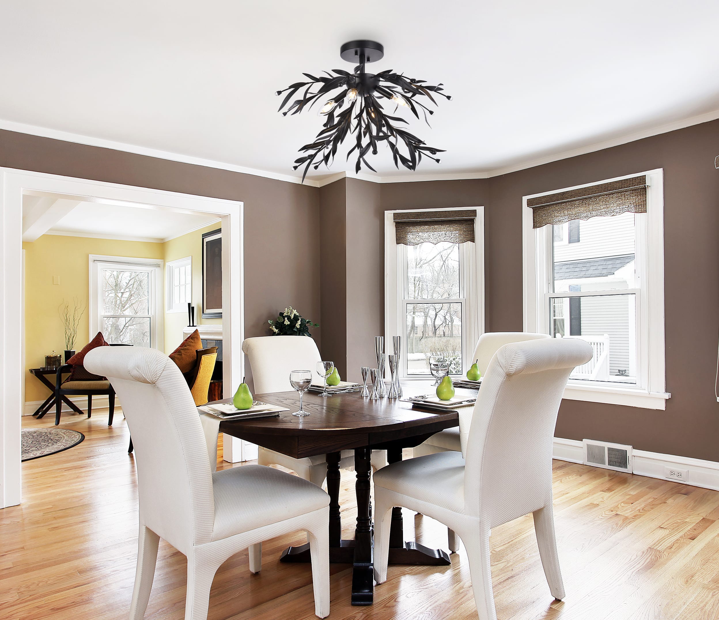 LBSQJ Modern Kitchen Island Light Fixture Mini Gold Pendant Light Ceiling  Hanging Light Dimmable LED BlackGold Pendant Lighting for Living Room  Dining 