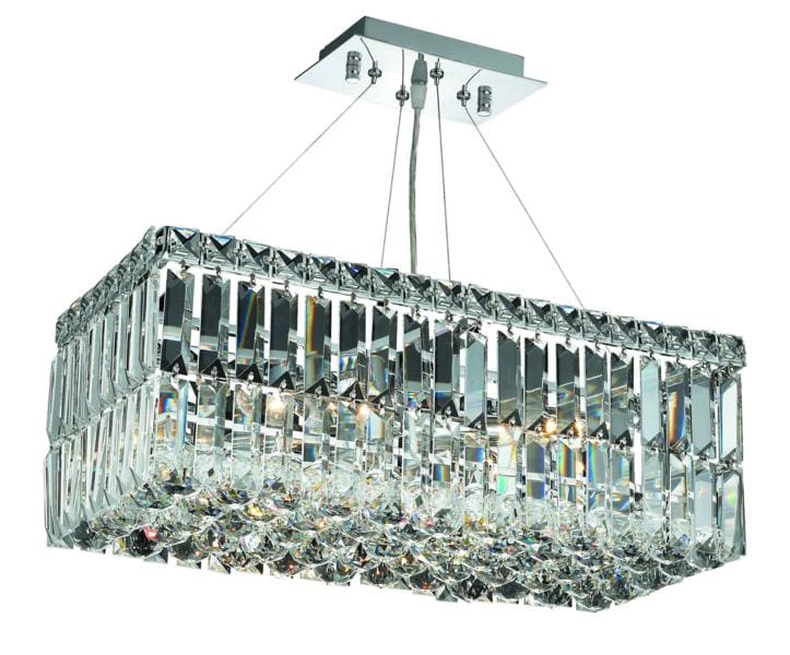 Elegant Lighting 1282D-R-S-CL/RC Mini Collection 2-Light Chrome Fix with Clear Royal Cut Crystal Elegant Lighting 1282D-R-S-CL/RC Mini Collection 2-Light Chrome Fix with Clear Royal Cut Crystal