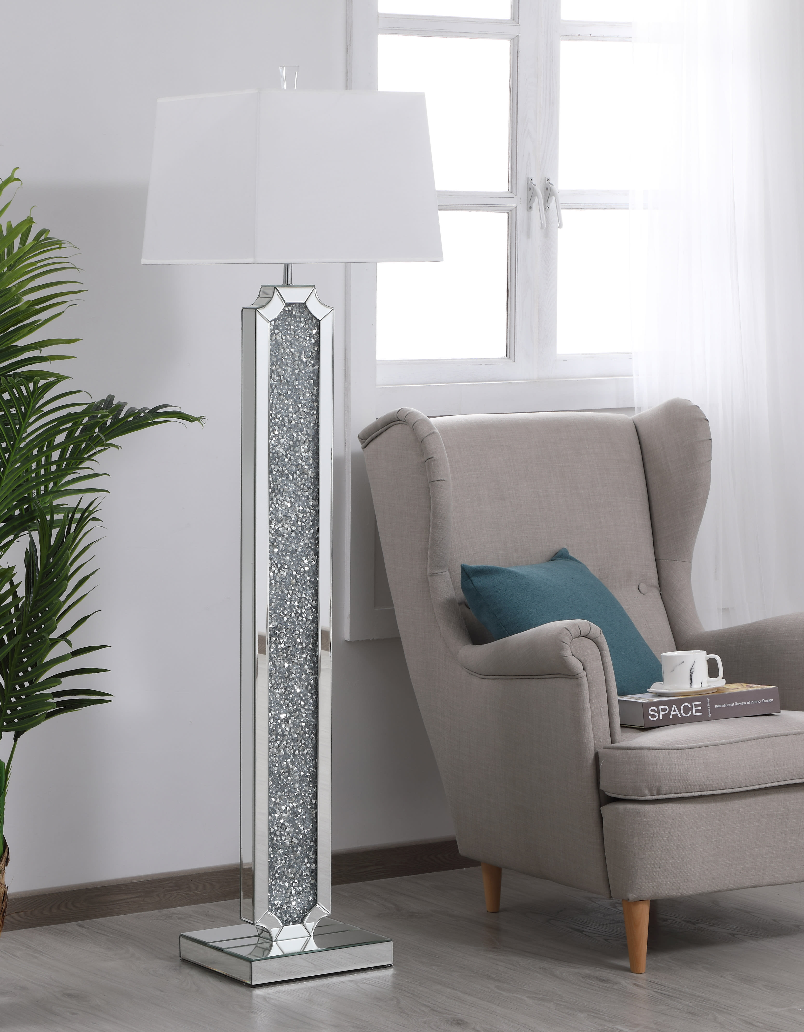 Elegant Lighting ML9352 Mirrored Sparkle 63