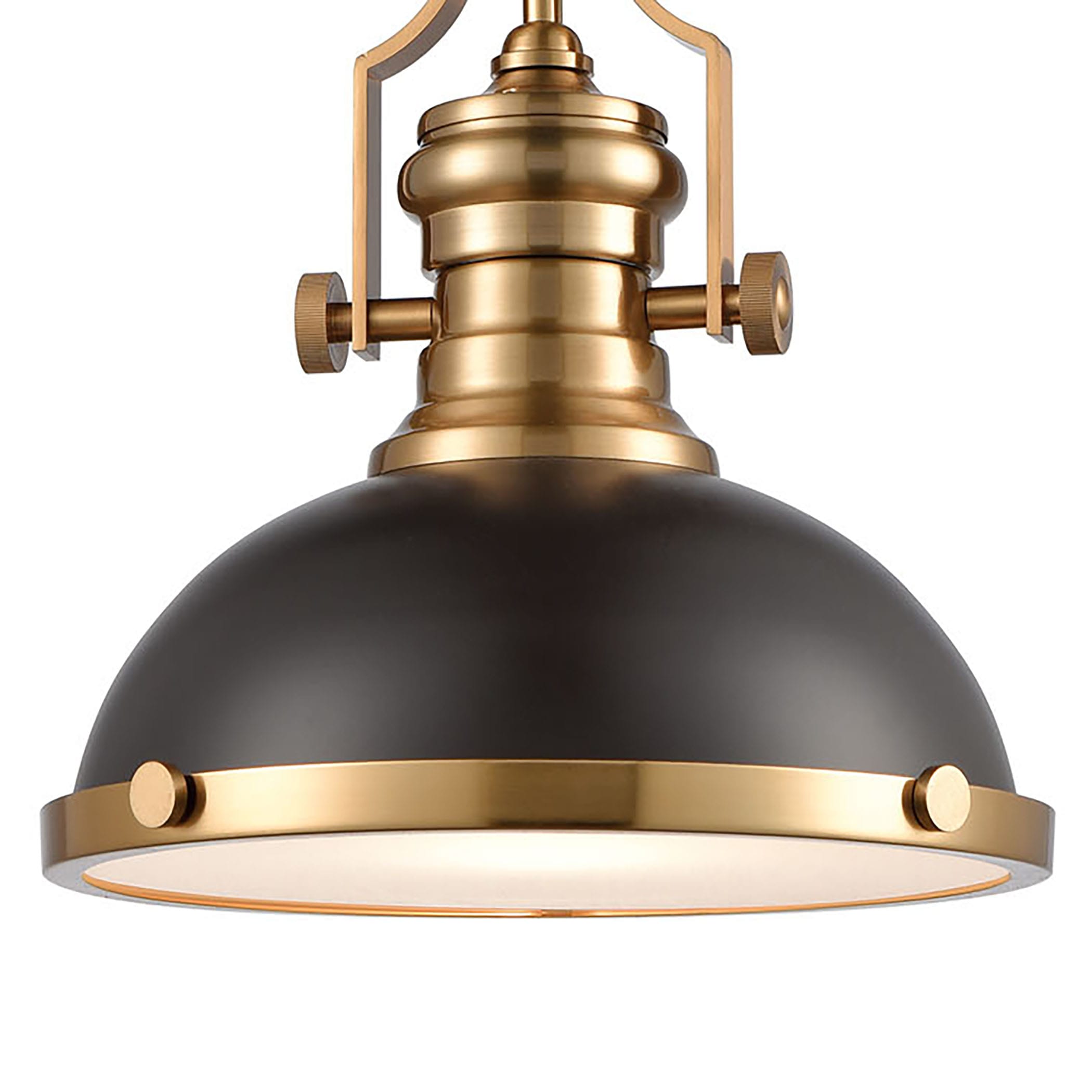 Bronze and brass pendant light on sale