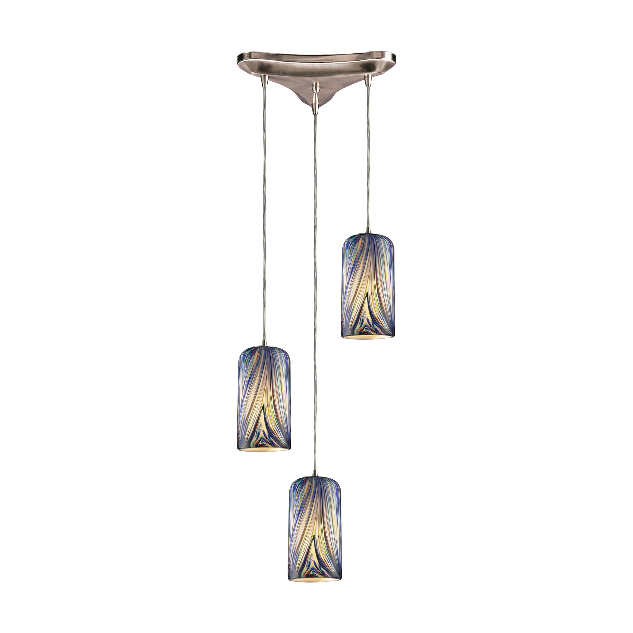 elk lighting 3 light pendant