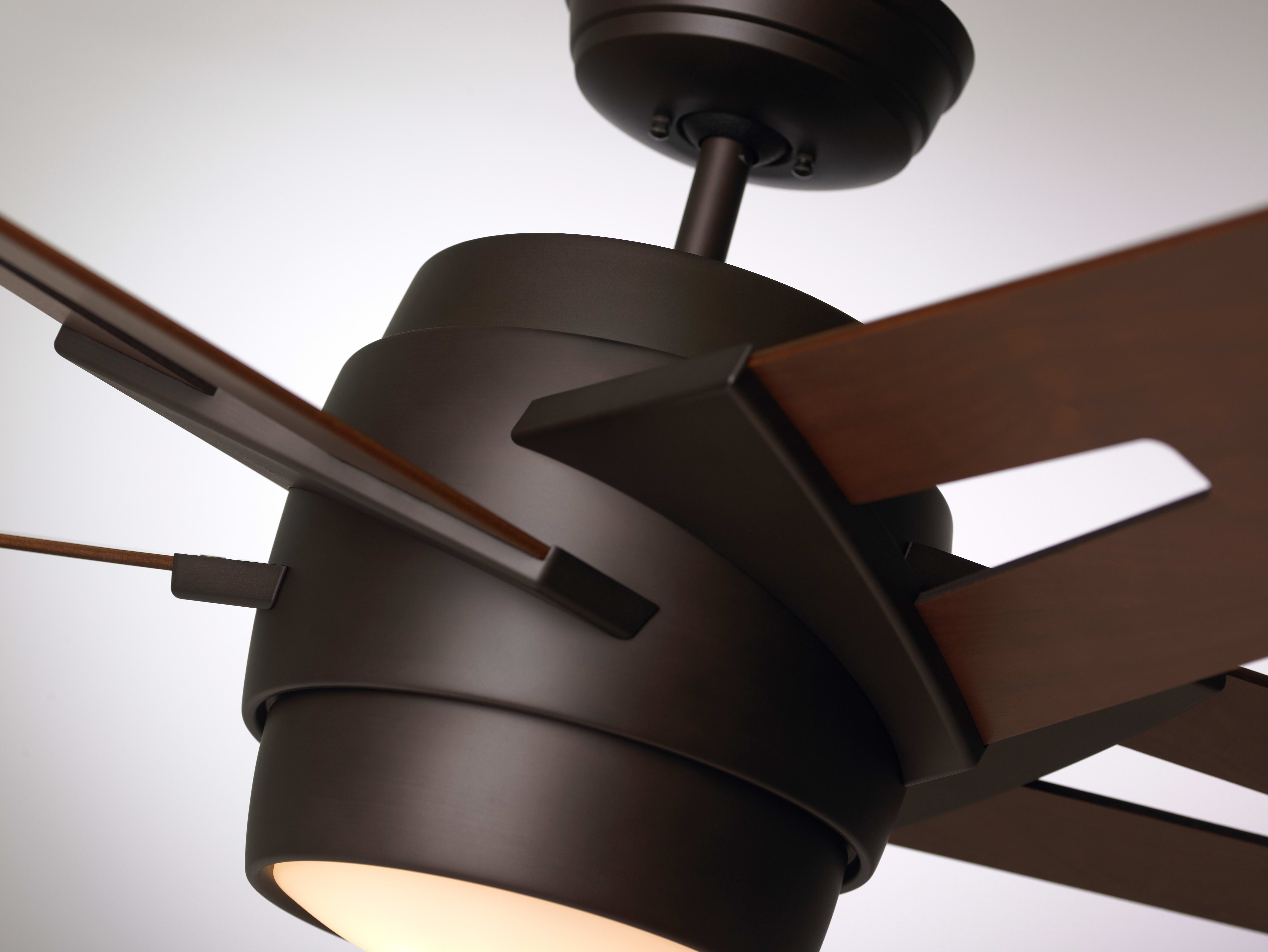 Emerson Cf550wabs Brushed Steel Luxe Eco 54 5 Blade Ceiling Fan Emerson Cf550wabs Brushed Steel Luxe Eco 54 5 Blade Ceiling Fan Blades And Light Kit Included Lightingshowplace Com