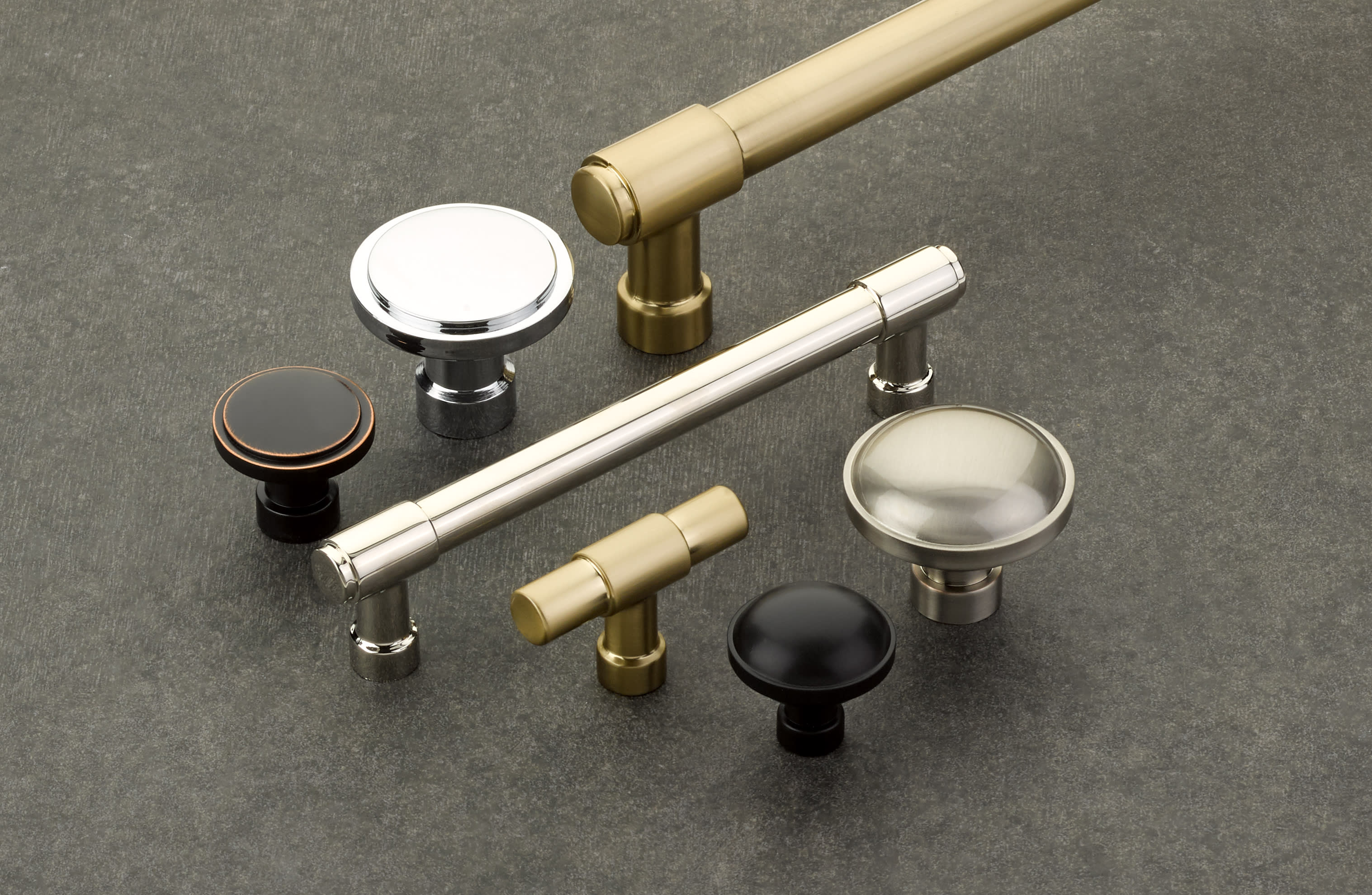Emtek 86693US4 Satin Brass Jasper 12 Inch Center to Center Bar