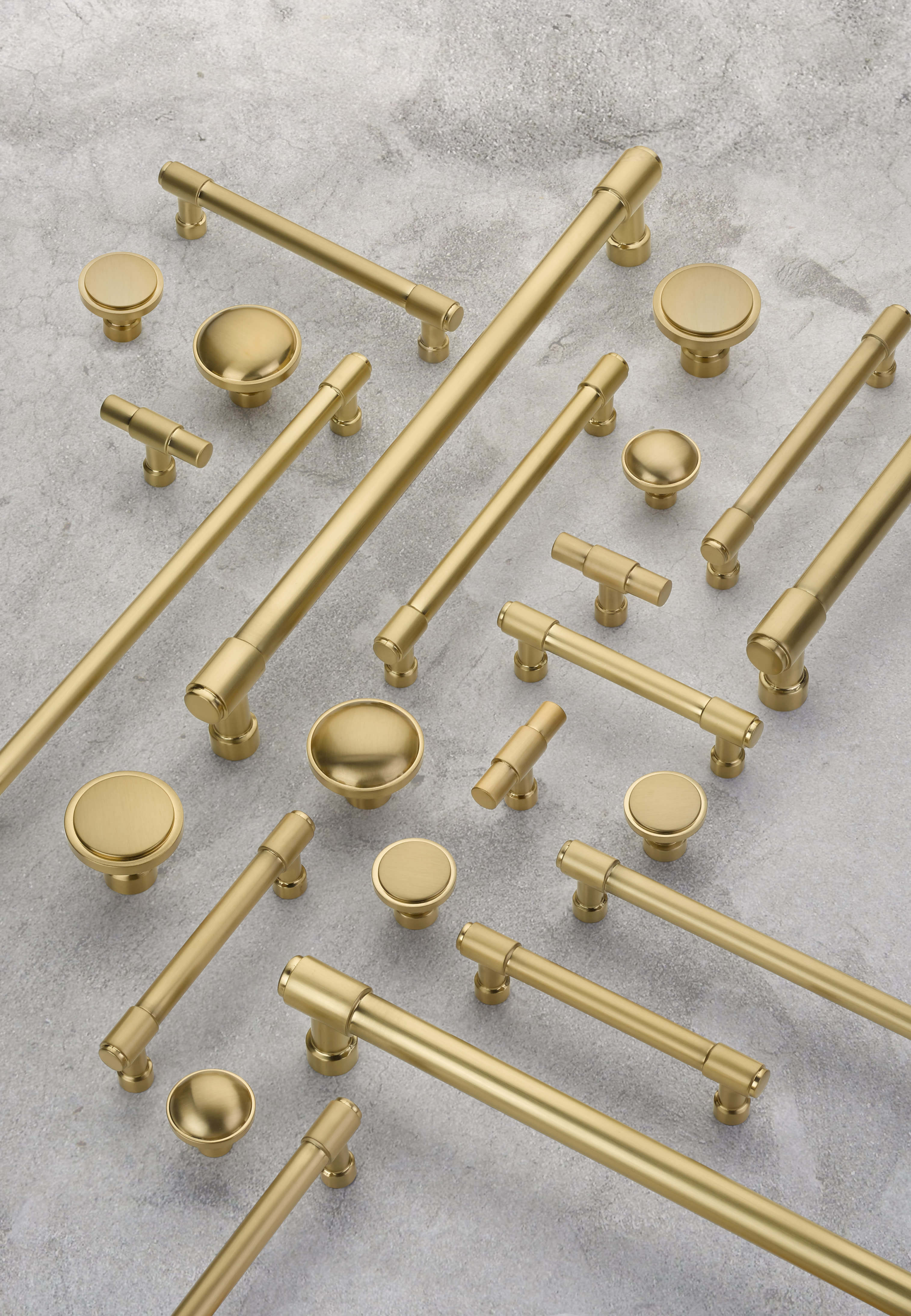 Emtek 86693US4 Satin Brass Jasper 12 Inch Center to Center Bar