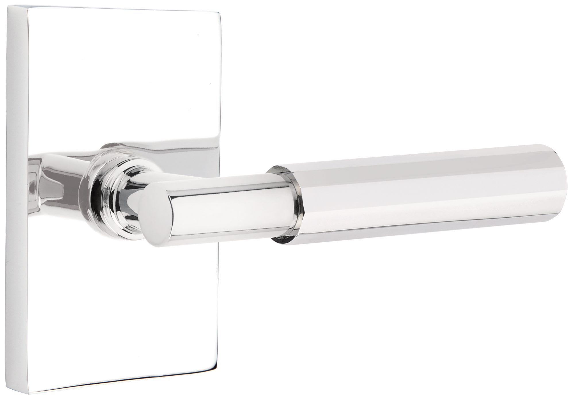 EMTEK C520FAUS10B FACETED Privacy Door Lever Set £122.62 - PicClick UK