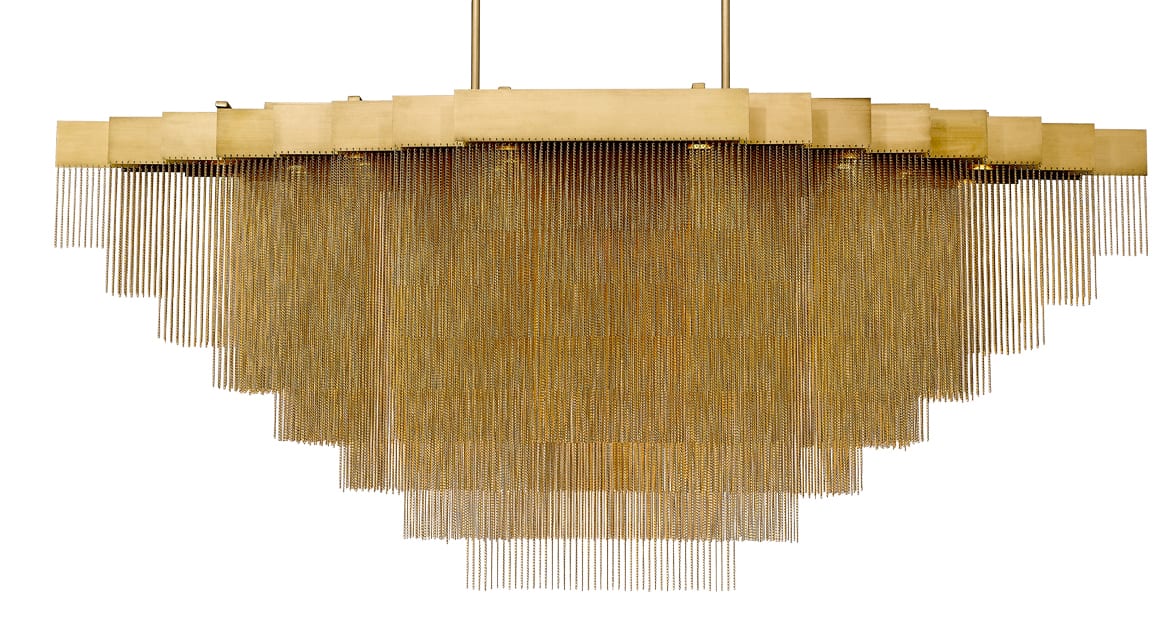 Eurofase Lighting 37097-011 Antique Brush Gold Bloomfield 28 Light 