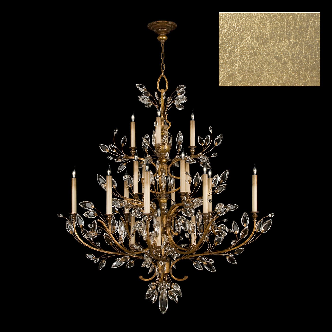 fine art lamps crystal laurel