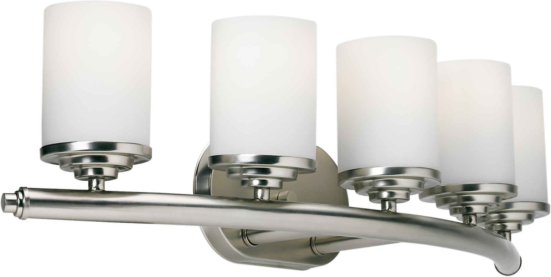 Forte Lighting 5105-01-55 Wall Sconce   Brushed Nickel 