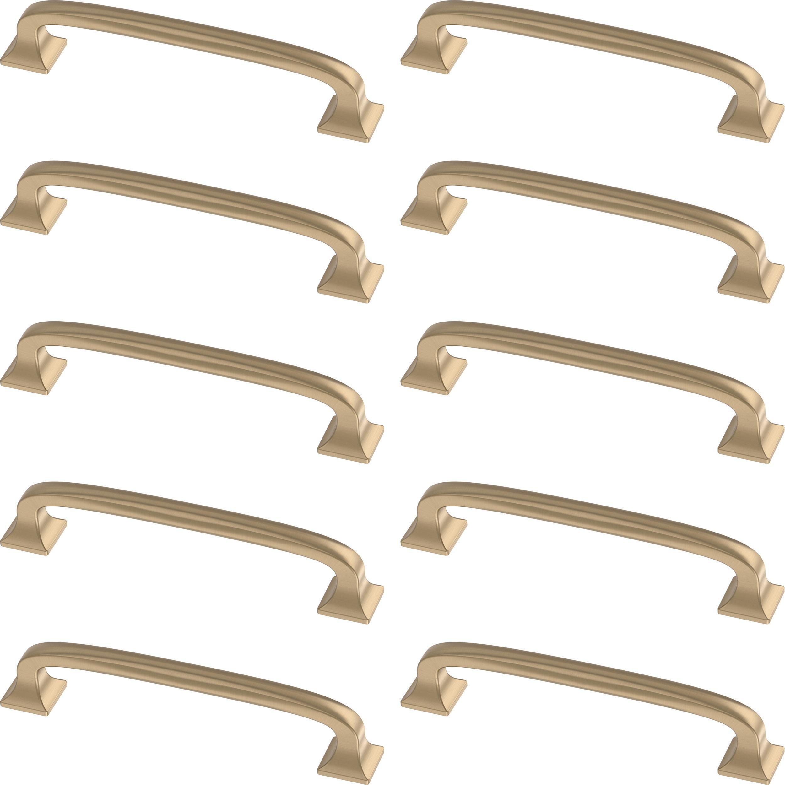 Franklin Brass P29613K-FB-B1 Matte Black Lombard 4 Inch Center to Center  Handle Cabinet Pull - Pack of 10 