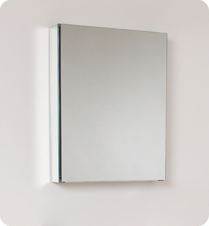 Fresca Fmc8058 Mirror 20 Single Door Frameless Medicine Cabinet