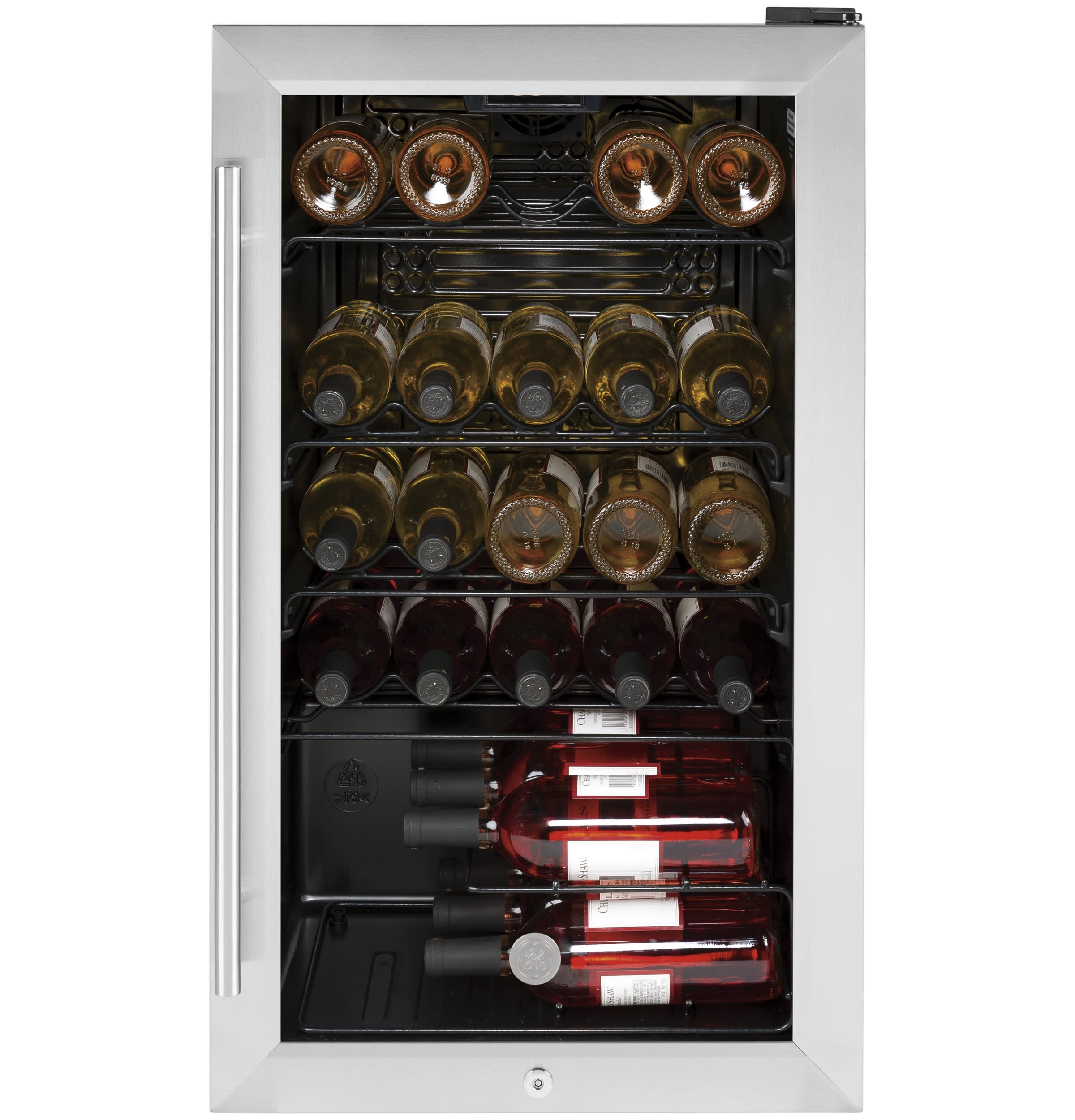 ge 30 bottle wine cooler