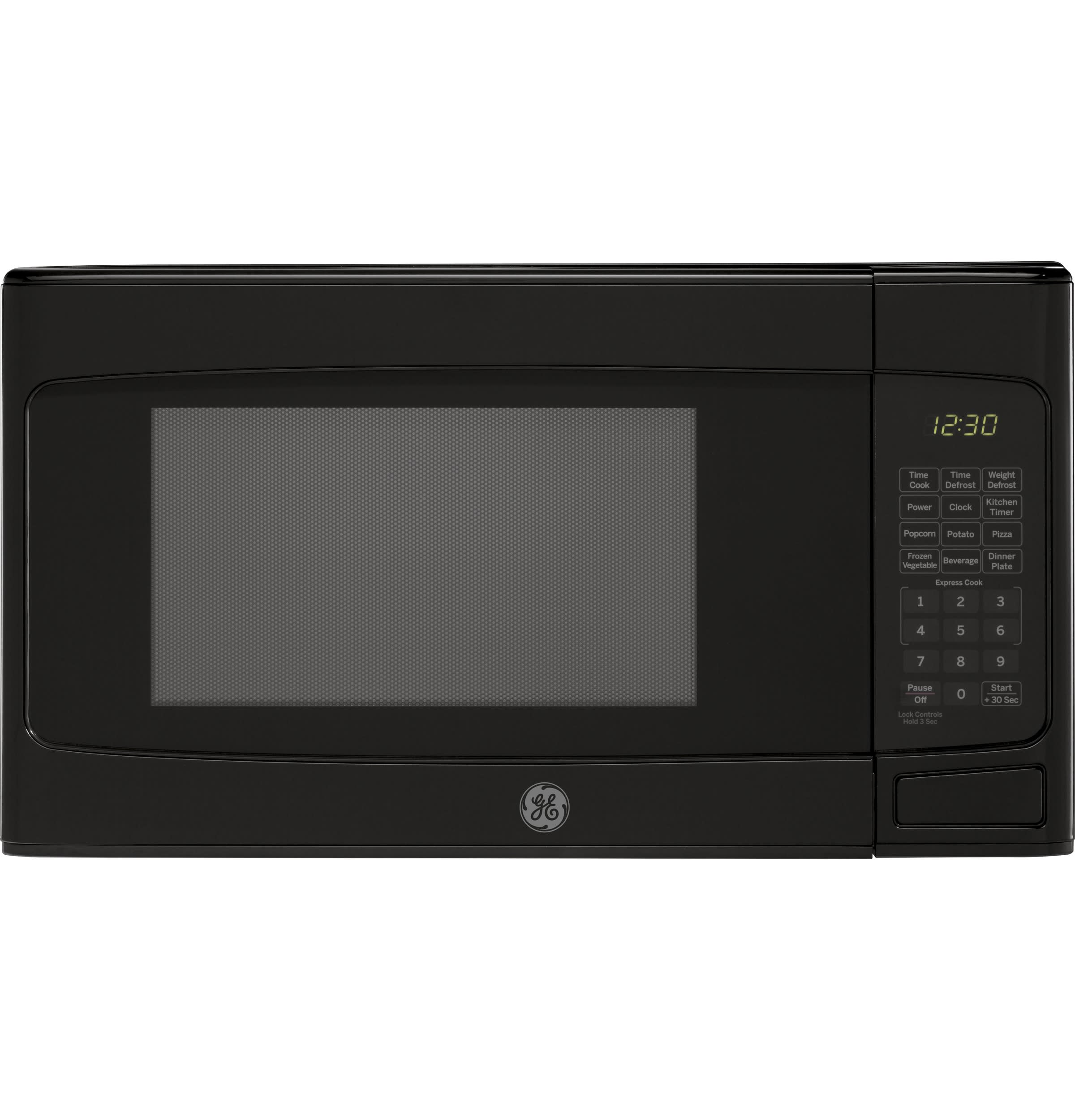 GE 20 in. 1.1 cu.ft Countertop Microwave with 10 Power Levels - Black