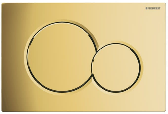 Geberit 115.770.JQ.5 Matte Chrome Sigma 01 Dual Flush 1.6
