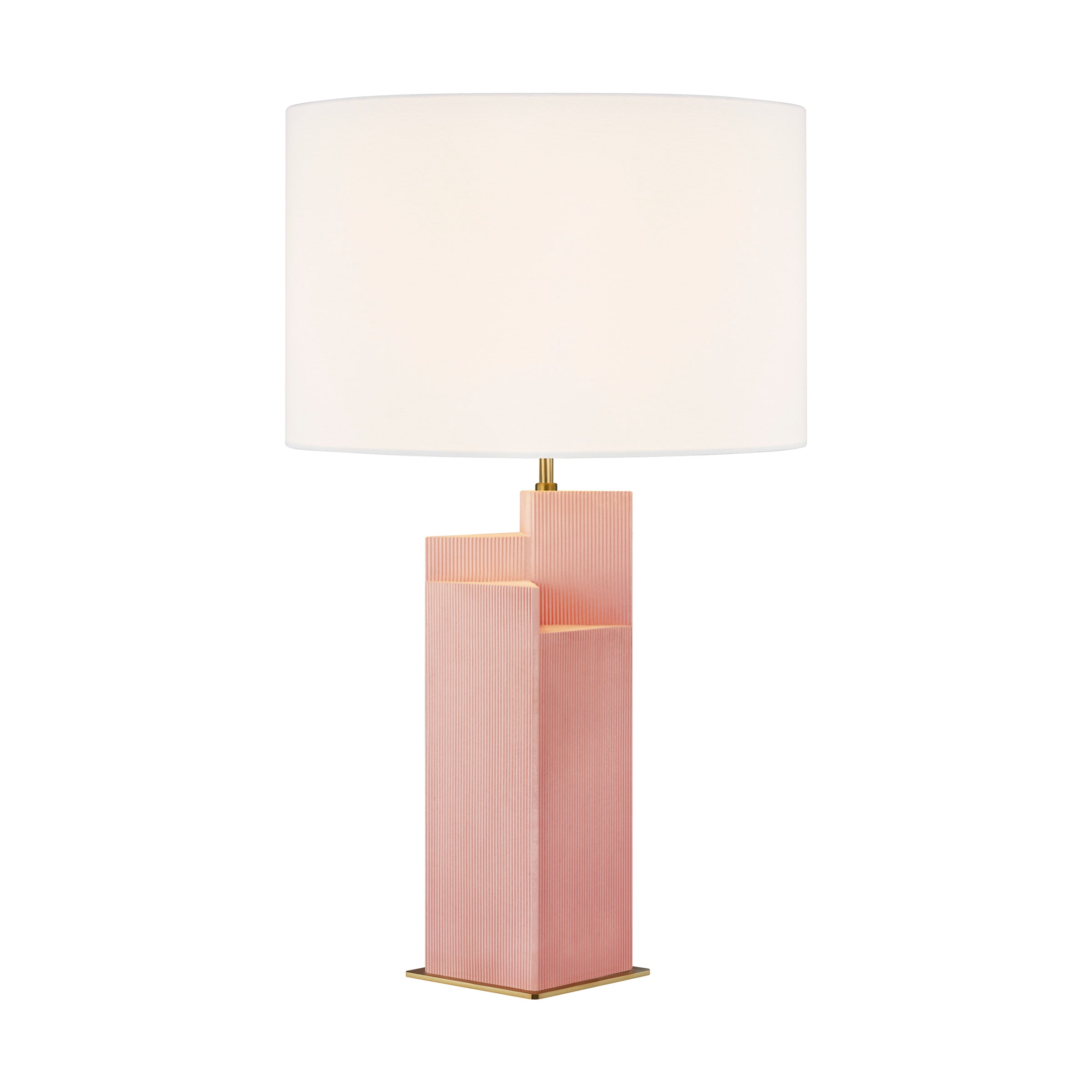 blush pink tall lamp