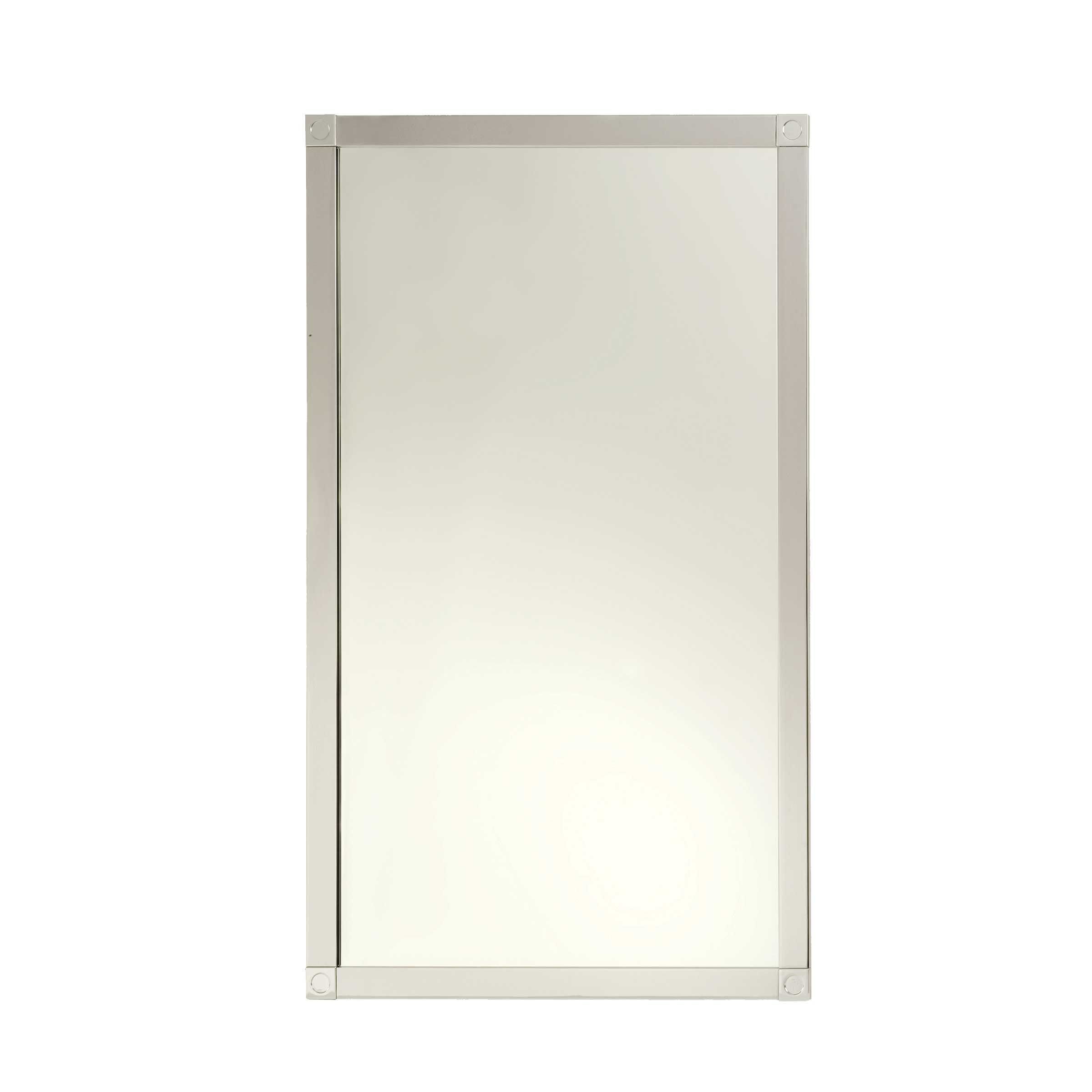 Ginger 3041 Pc Polished Chrome 18 X 32 Framed Mirror From The Ginger 3041 Pc