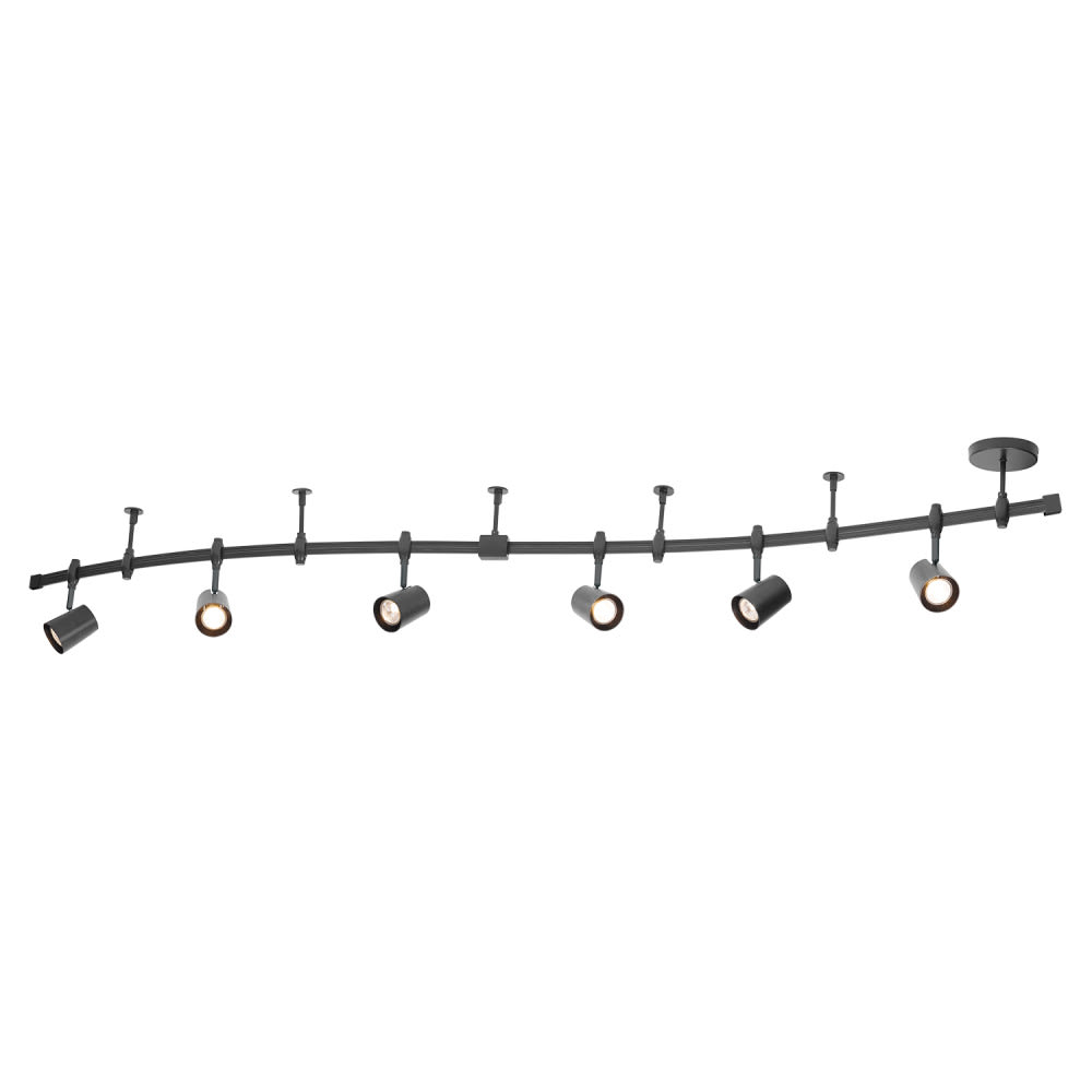 Flexigon track store lighting