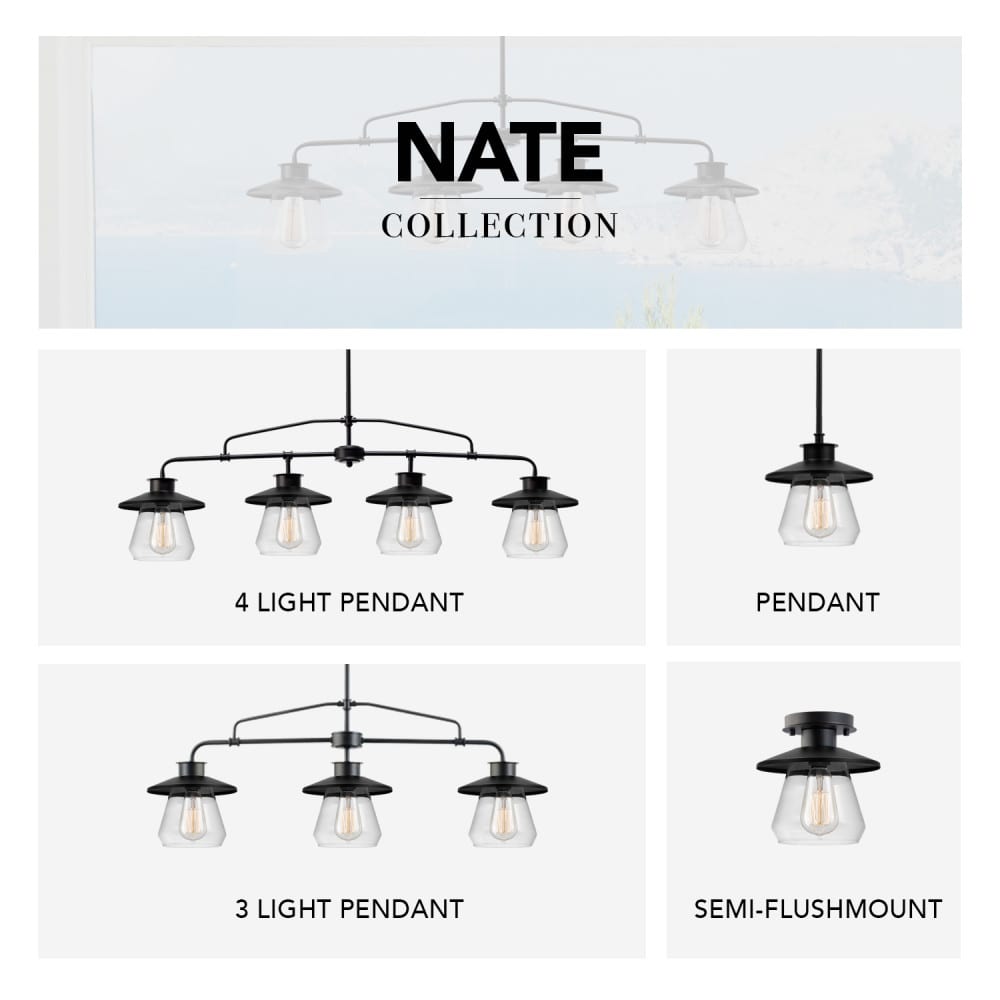 Globe electric nate 3 shop light