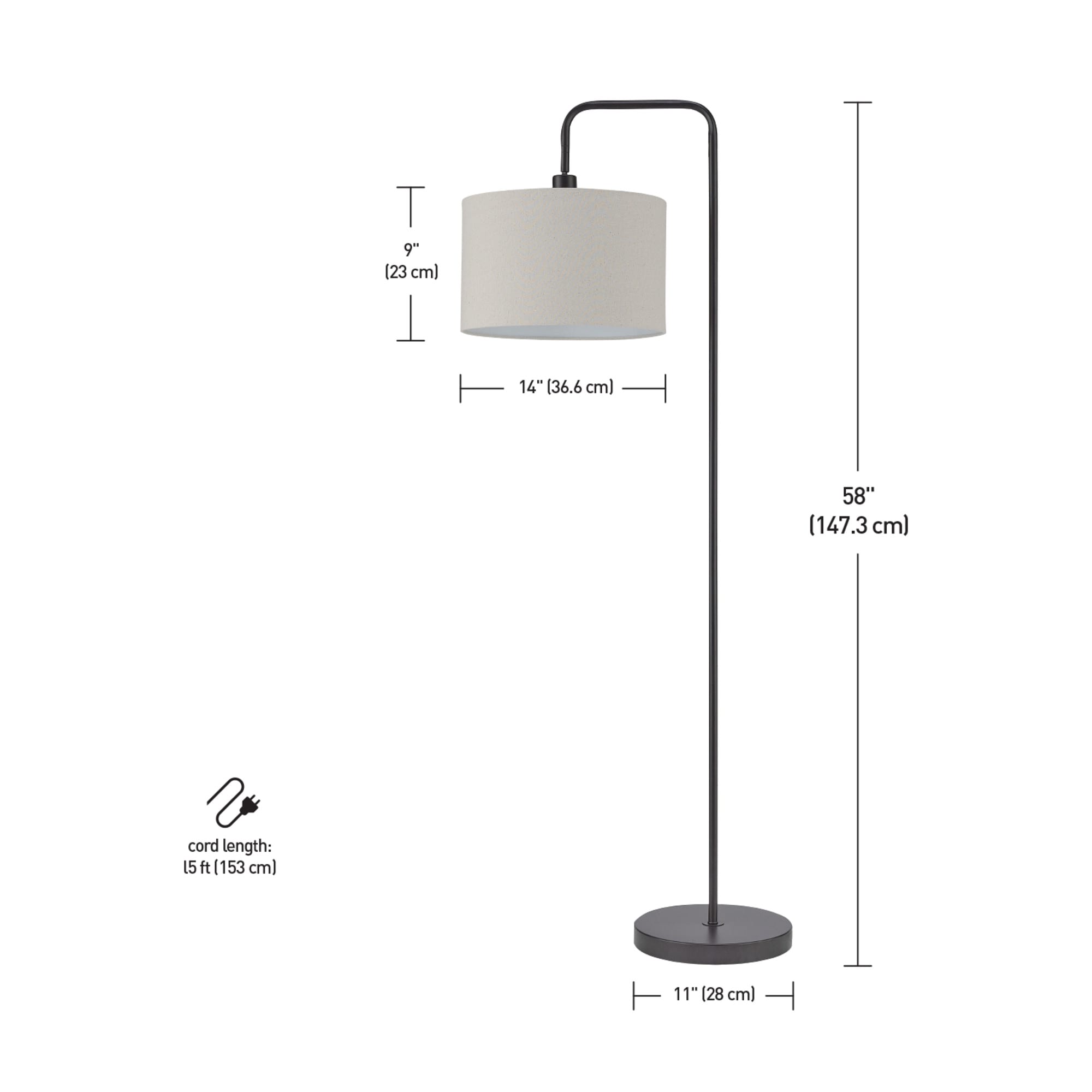 globe barden floor lamp