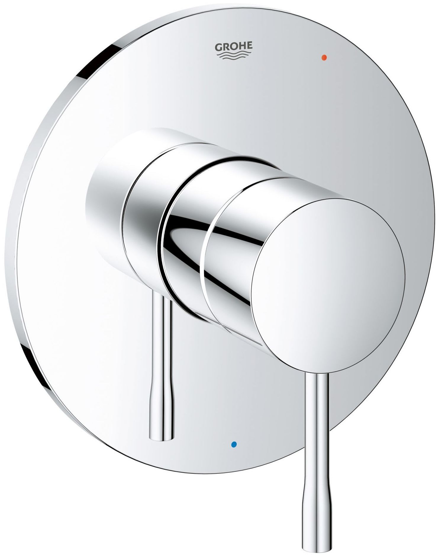 Grohe 14472000 Starlight Chrome Essence Pressure Balanced Valve Trim Only  with Single Lever Handle