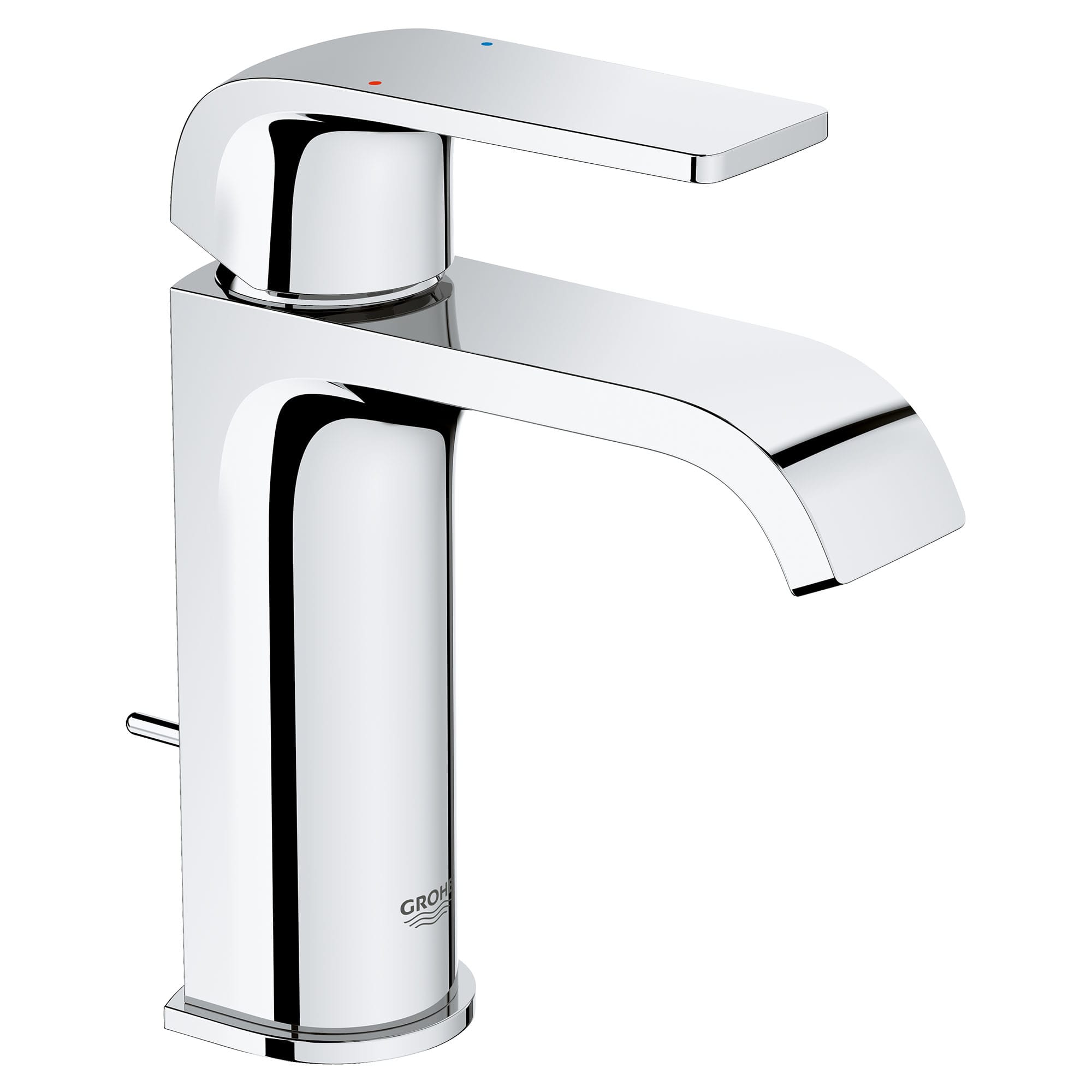 stout Bijproduct Score Grohe 23868000 Starlight Chrome Defined 1.2 GPM Single Hole Bathroom Faucet  with Pop-Up Drain Assembly, SilkMove and EcoJoy Technologies -  FaucetDirect.com