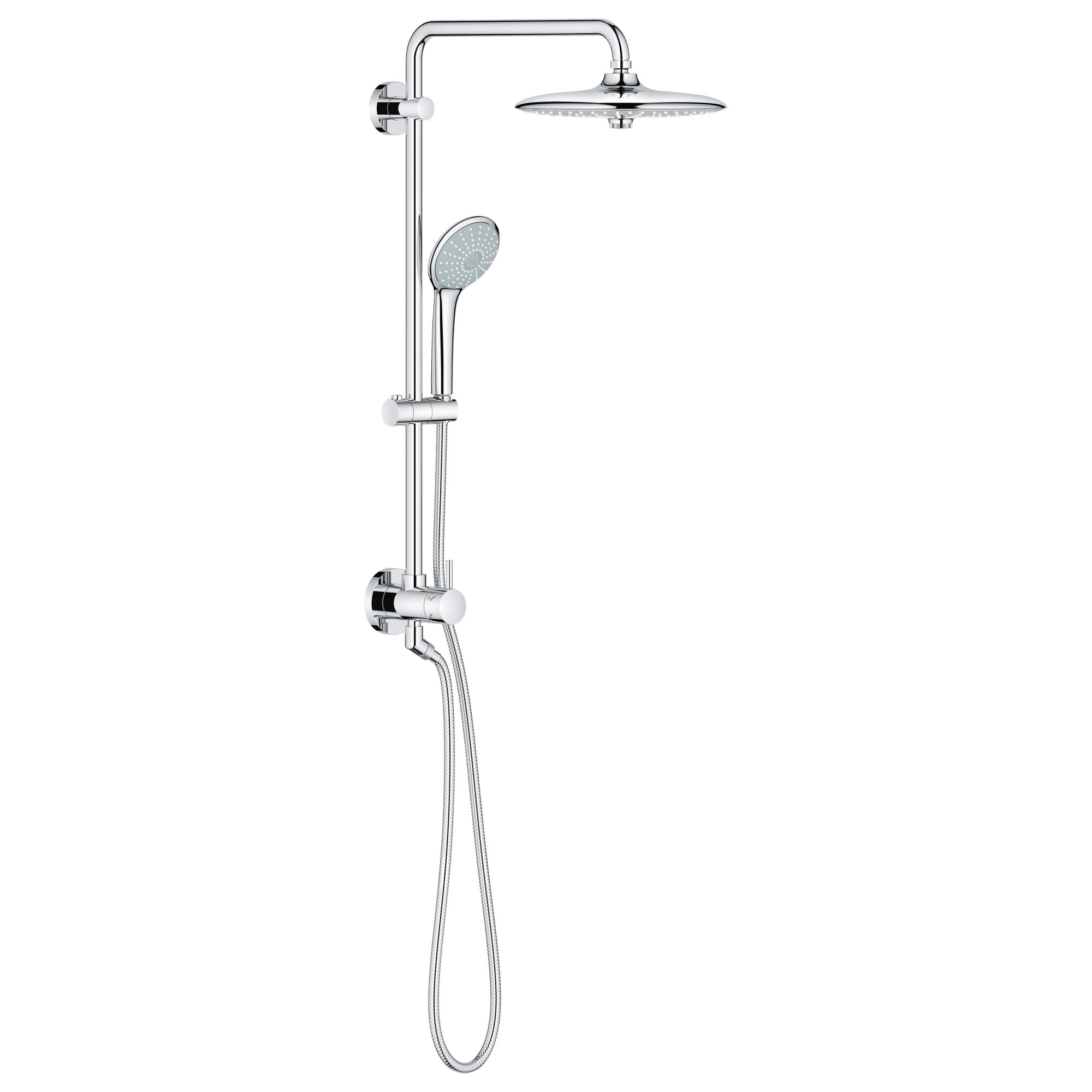Grohe 27 606 1  Tempesta 2.5 GPM Multi Function Shower Head Chrome 