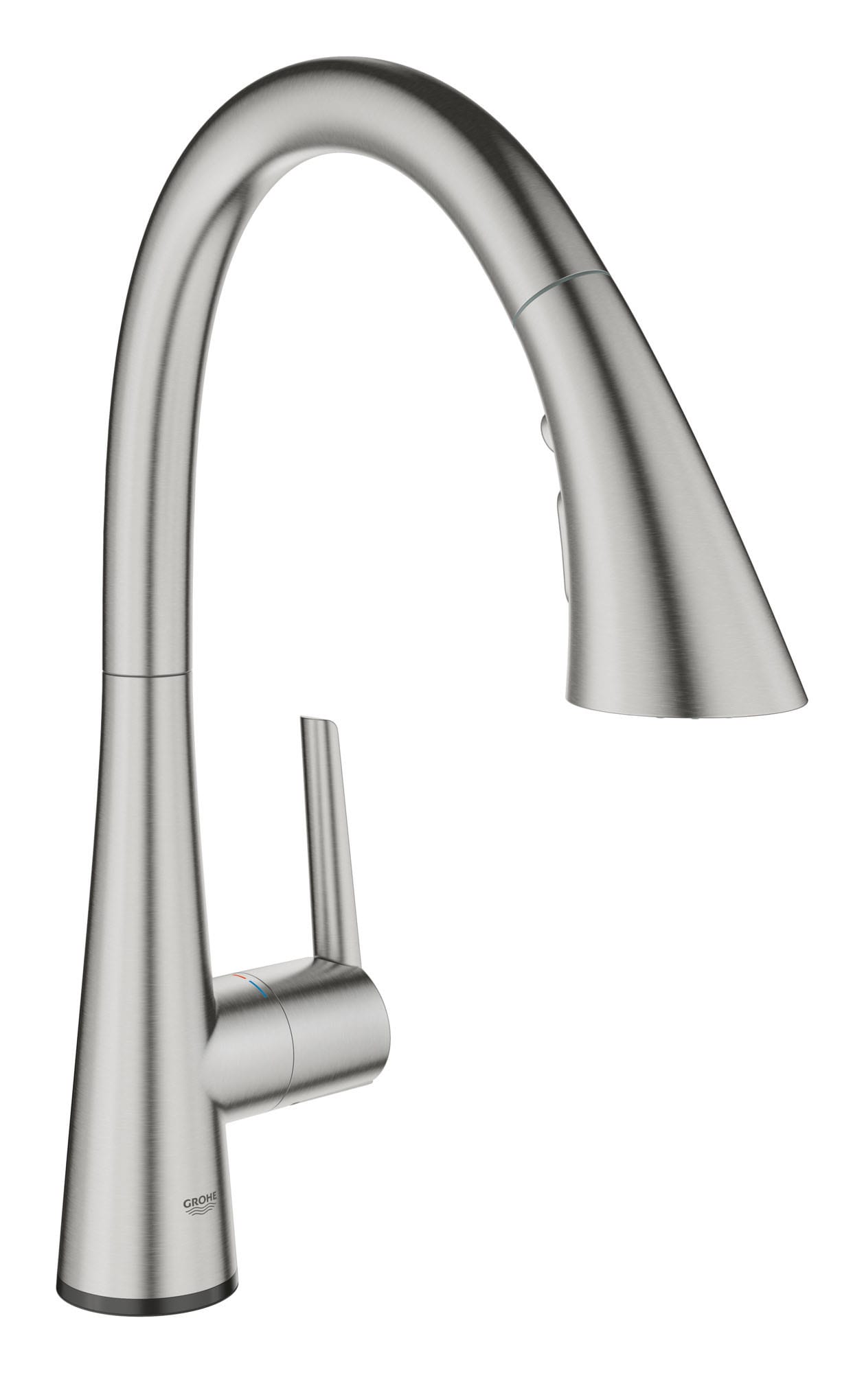 Grohe 30205dc2 Supersteel Ladylux L2 1 75 Gpm Single Hole Pull Out
