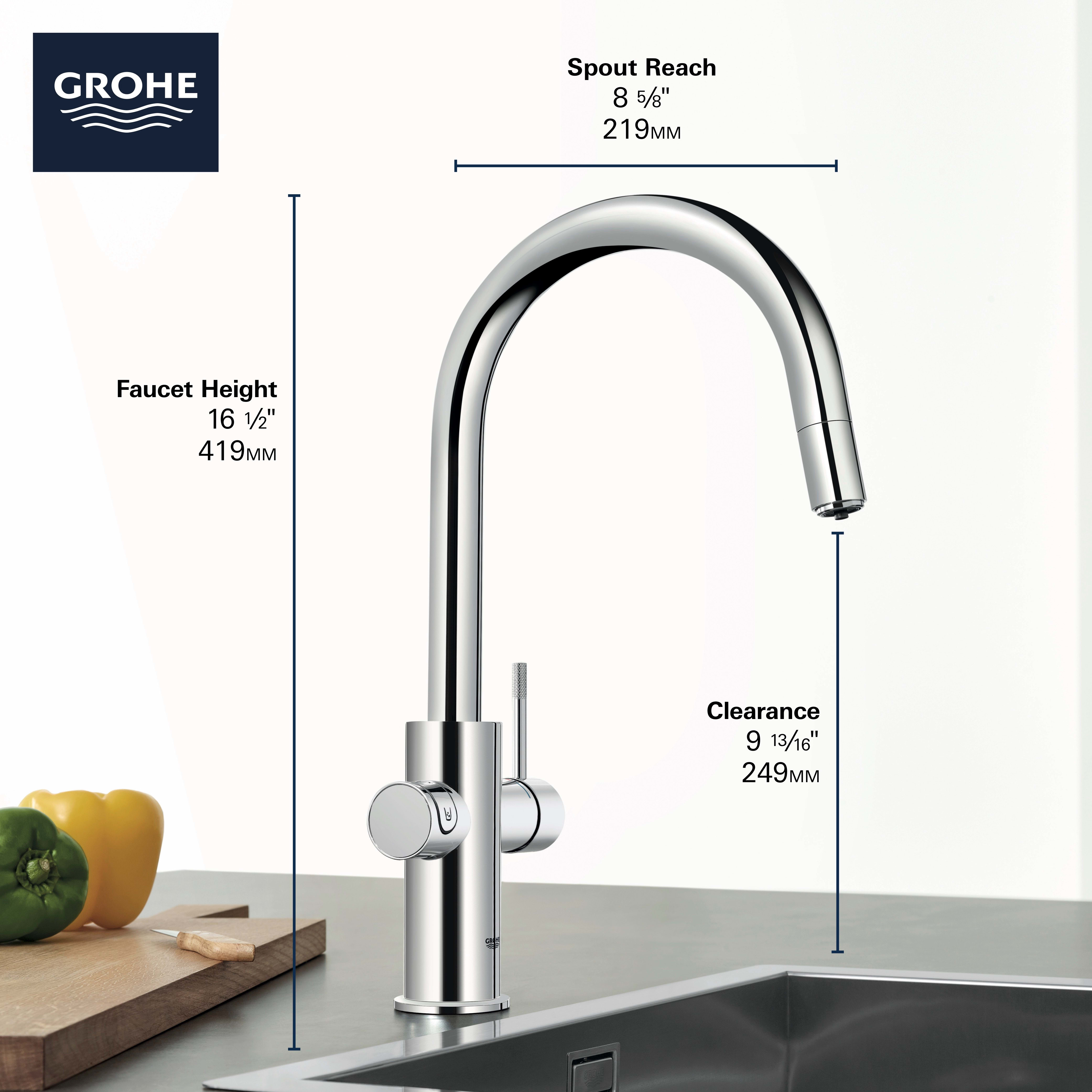Grohe Blue water system gives you sparkling water straight from the tap