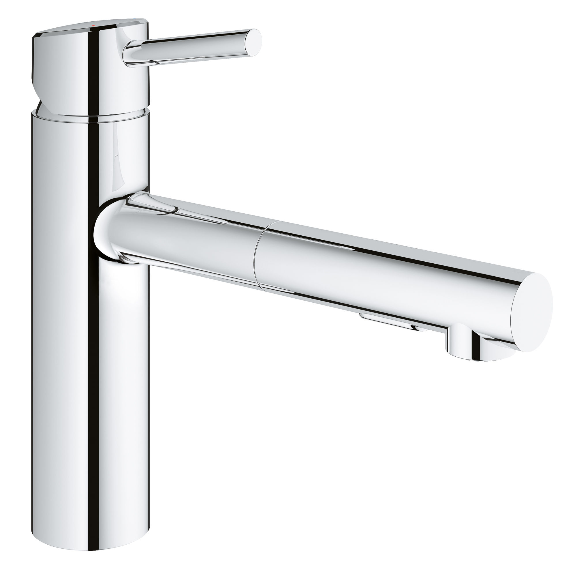 Grohe 31453dc1 Supersteel Concetto Pull Out Kitchen Faucet With 2