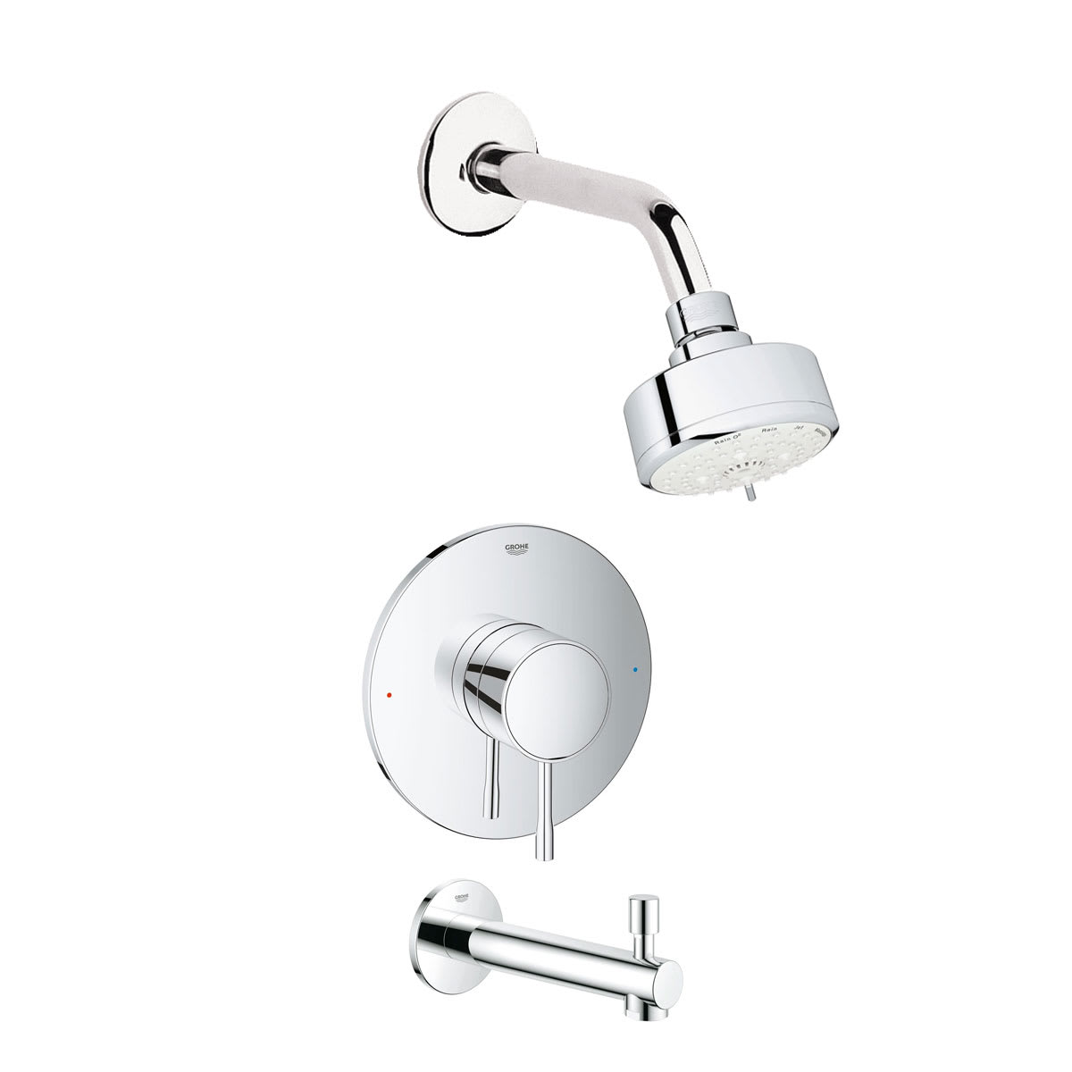 Grohe GSS-Essence-PB-3-GN0 Brushed Cool Sunrise Essence Tub and